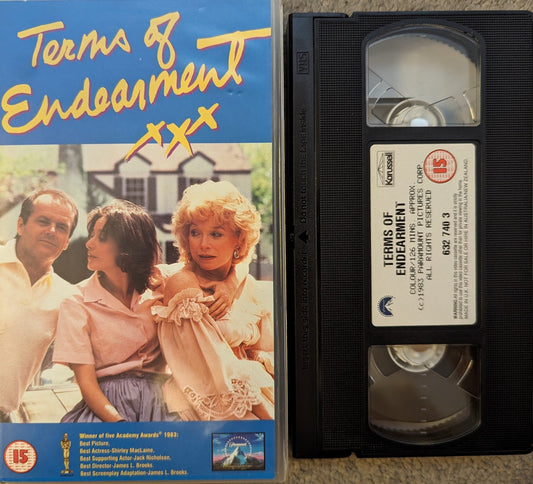 Terms Of Endearment (1983) VHS Video - Flippin Retro Video Shop