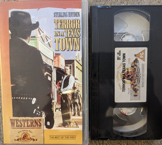 Terror In A Texas Town (1958) VHS Video *Sealed* - Flippin Retro Video Shop