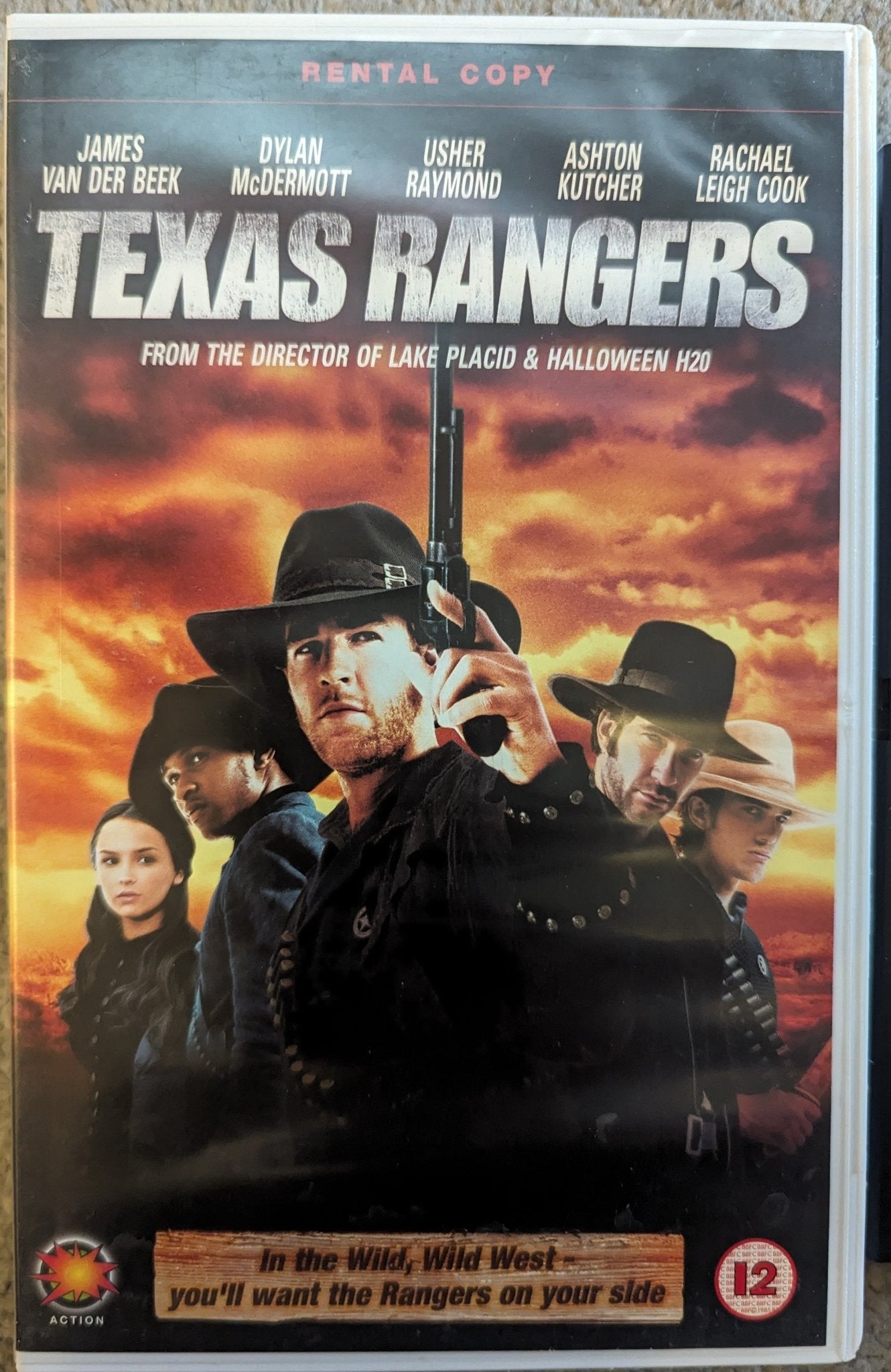 Texas Rangers (2001) VHS Video Ex Rental - Flippin Retro Video Shop