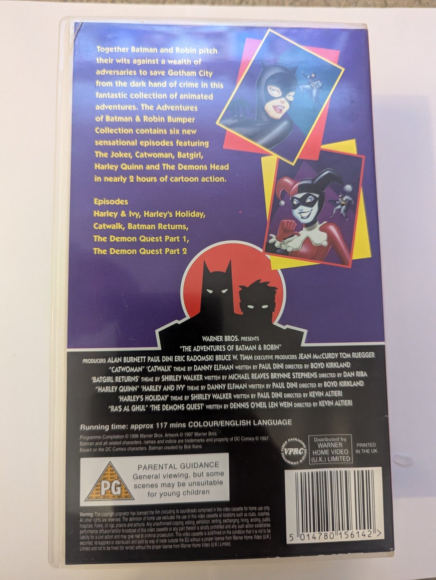 The Adventures Of Batman & Robin Bumper Collection VHS Video - Flippin Retro