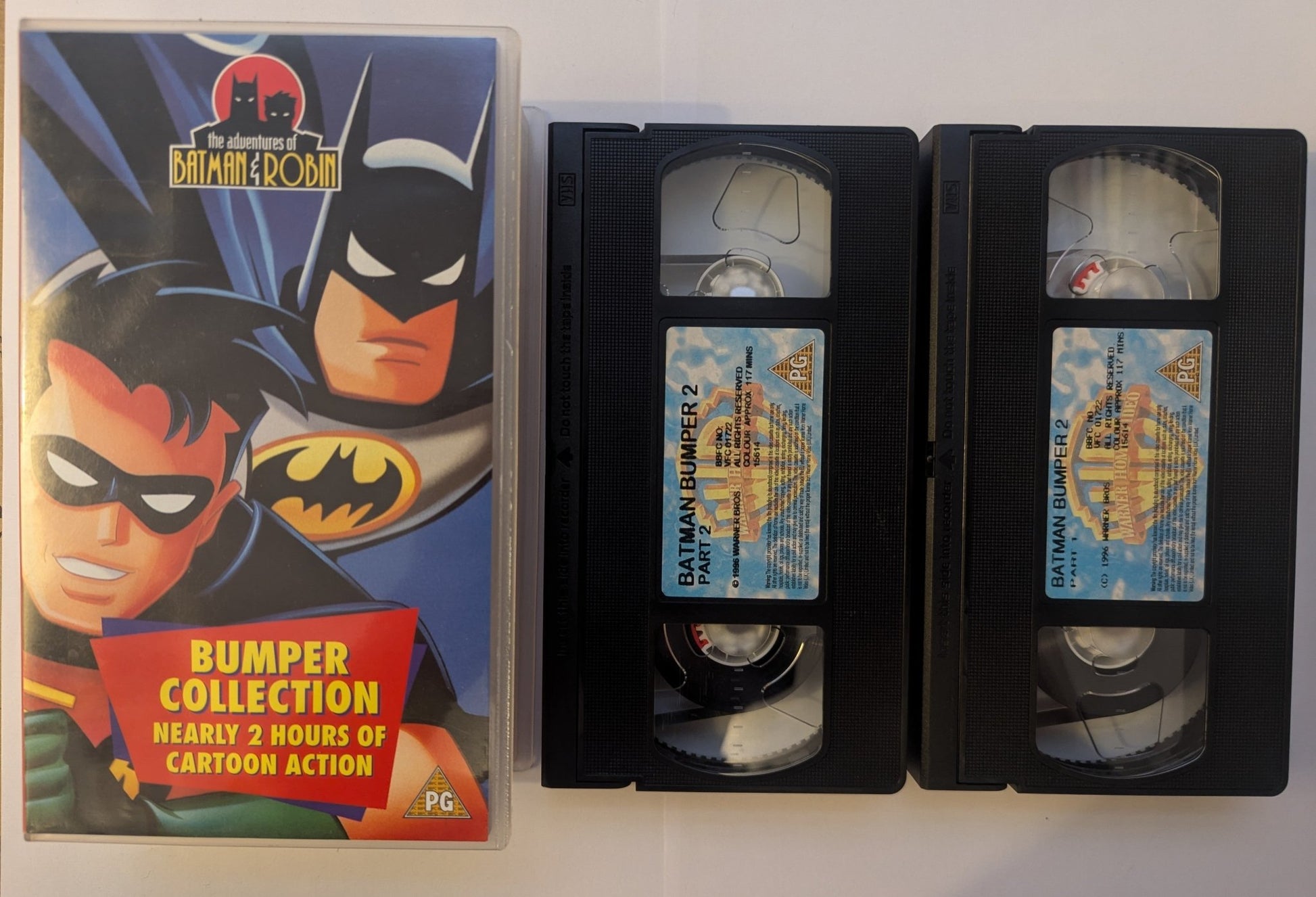 The Adventures Of Batman & Robin Bumper Collection VHS Video - Flippin Retro