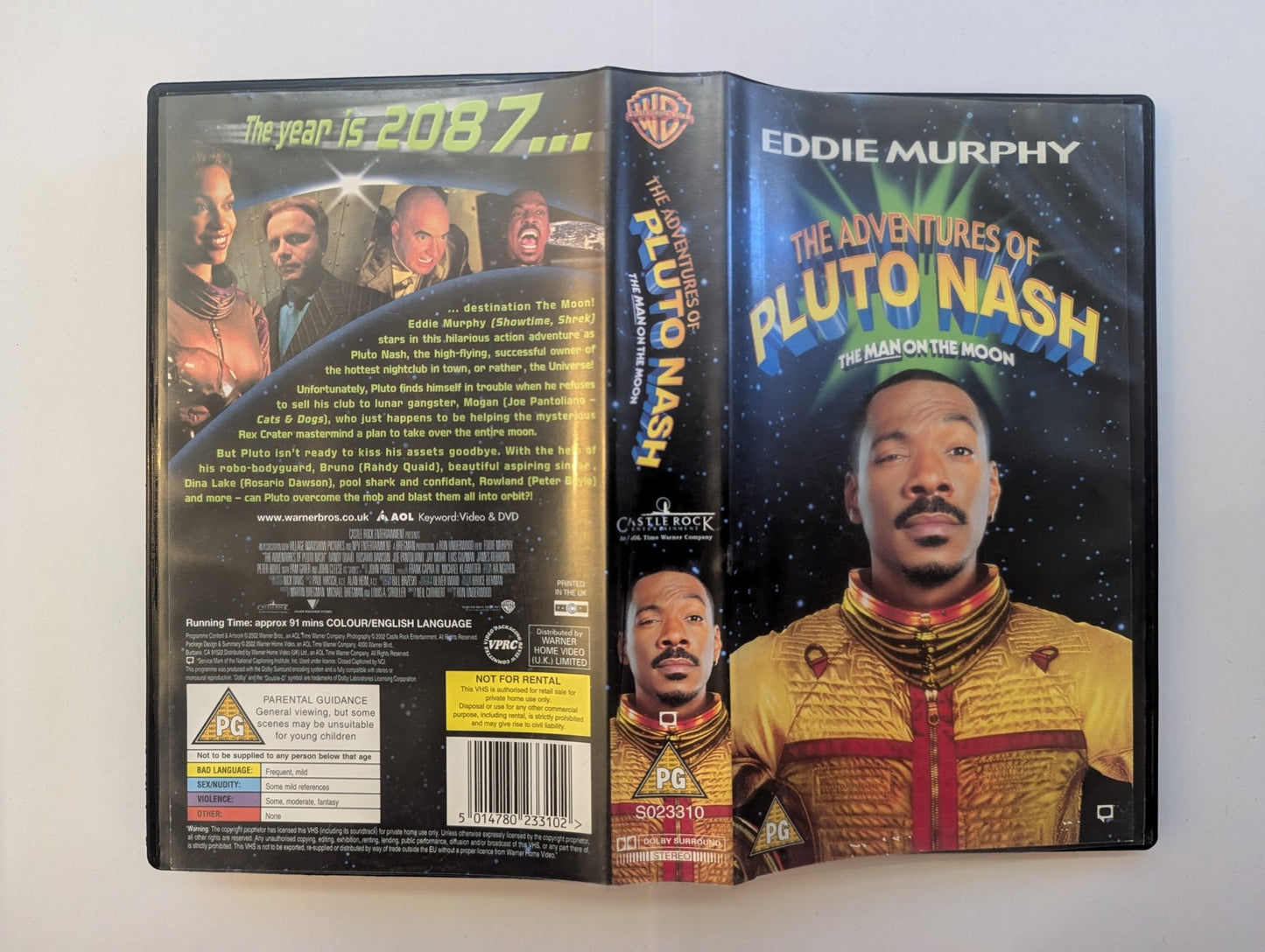 The Adventures Of Pluto Nash (2002) VHS Video - Flippin Retro Video Shop