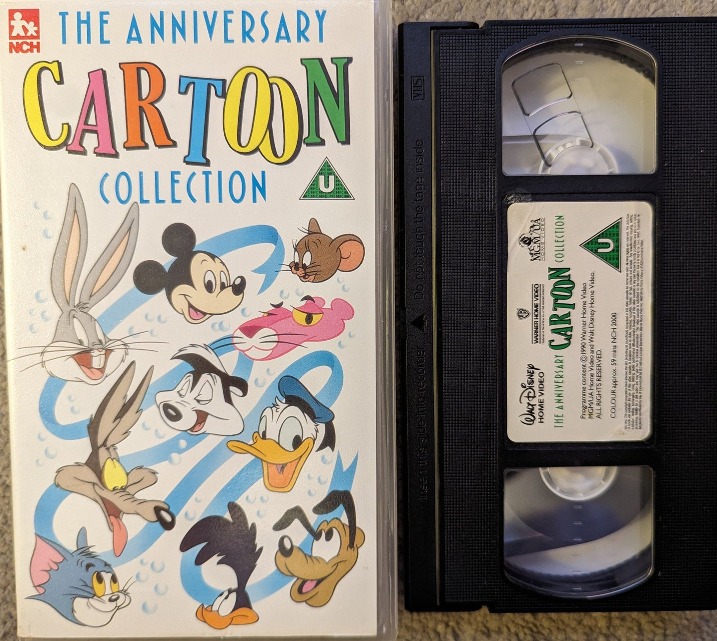 The Anniversary Cartoon Collection VHS Video - Flippin Retro Video Shop