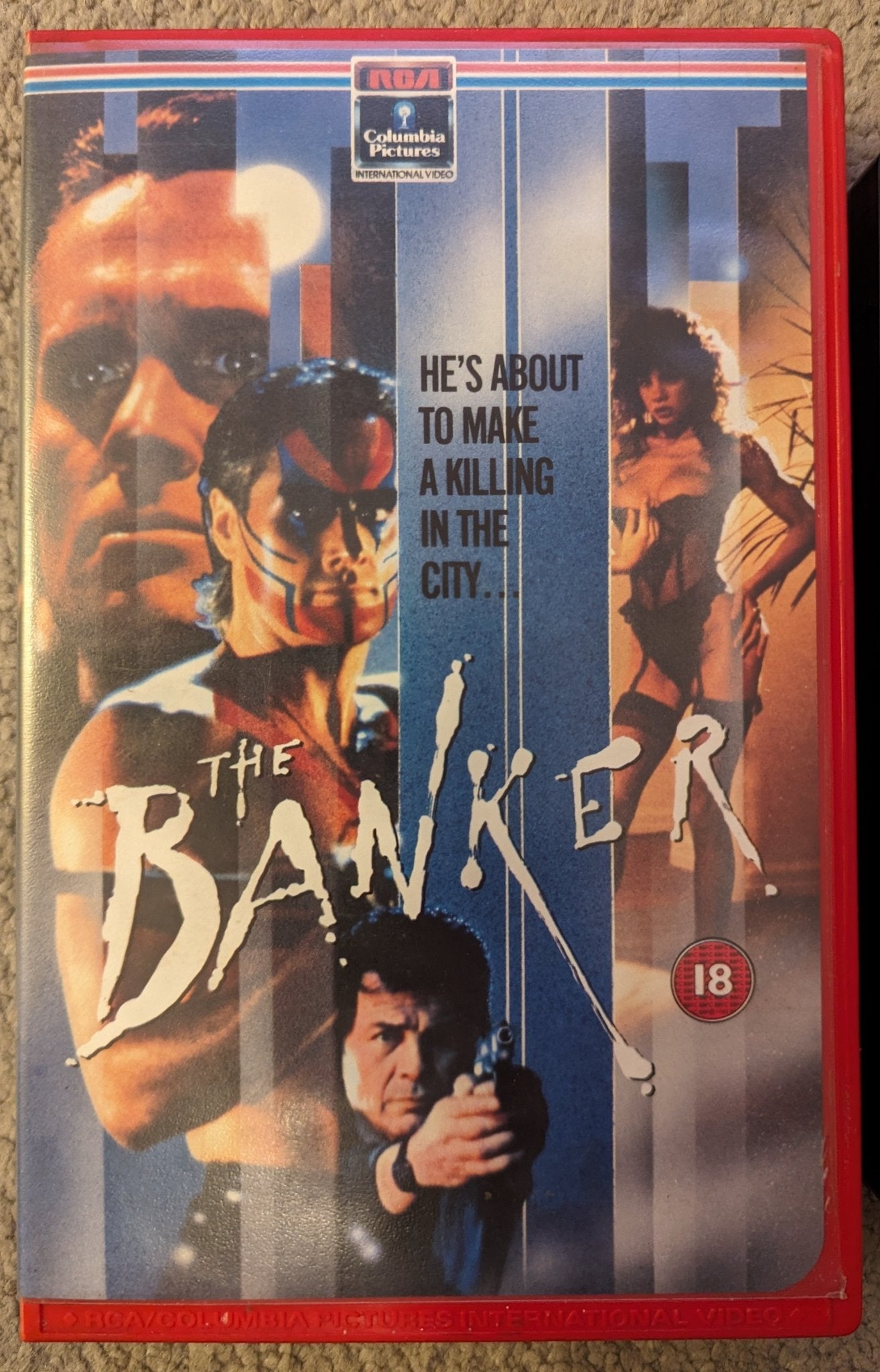 The Banker (1989) VHS Video Ex Rental - Flippin Retro Video Shop