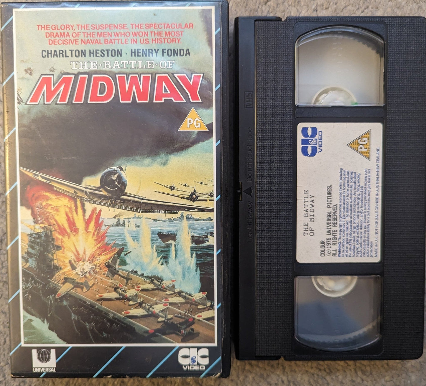 The Battle Of Midway (1976) VHS Video - Flippin Retro Video Shop