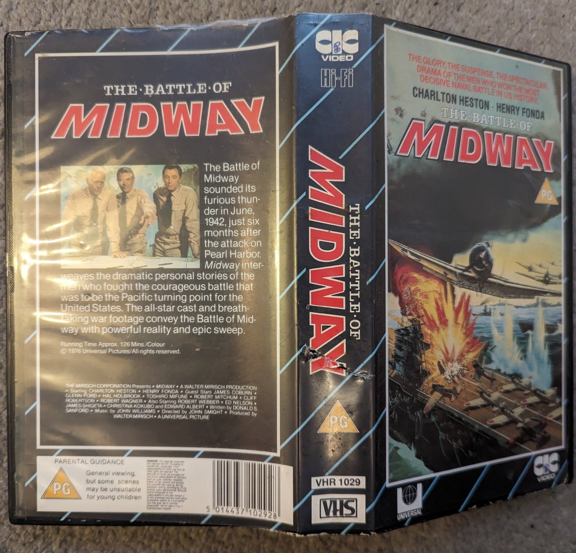 The Battle Of Midway (1976) VHS Video - Flippin Retro Video Shop