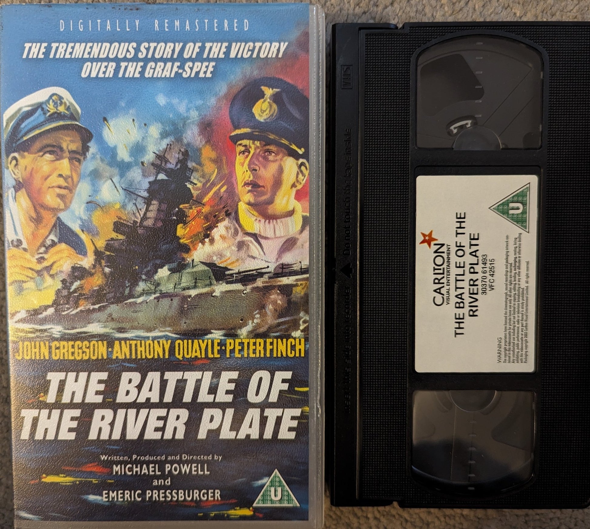 The Battle Of The Plate (1956) VHS Video - Flippin Retro Video Shop