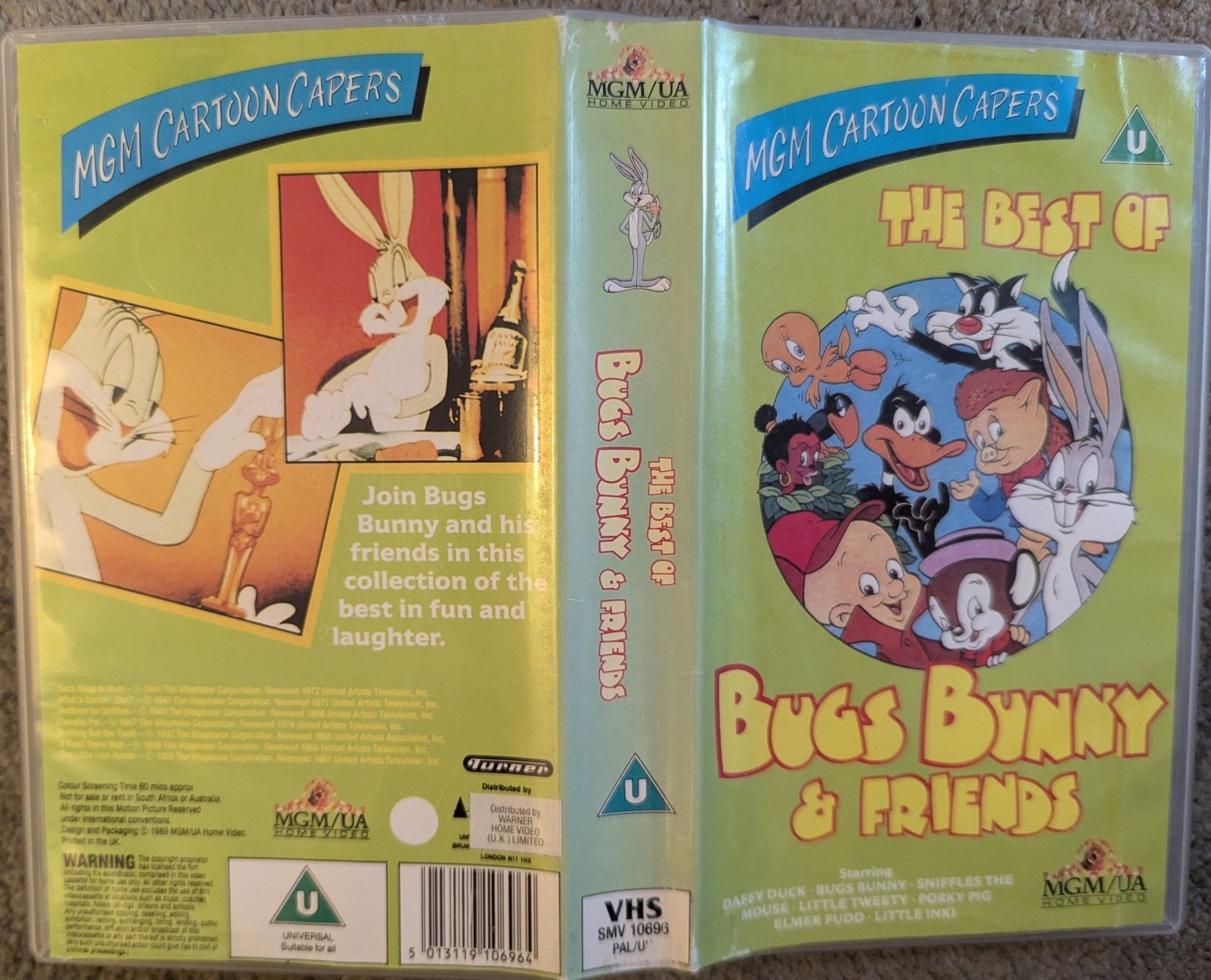 The Best Of Bugs Bunny & Friends VHS Video - Flippin Retro Video Shop