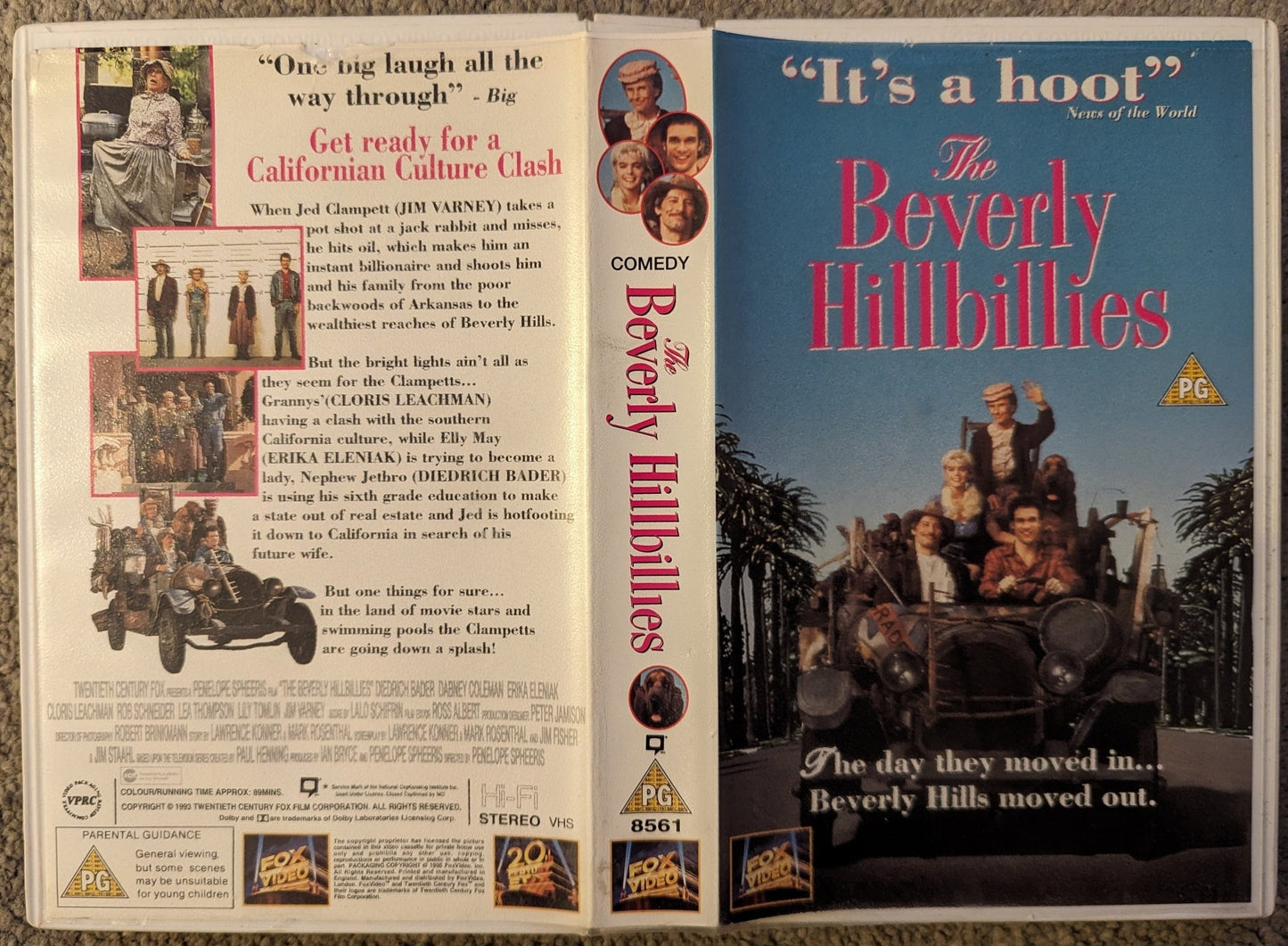 The Beverley Hillbillies (1993) VHS Video Ex Rental - Flippin Retro Video Shop