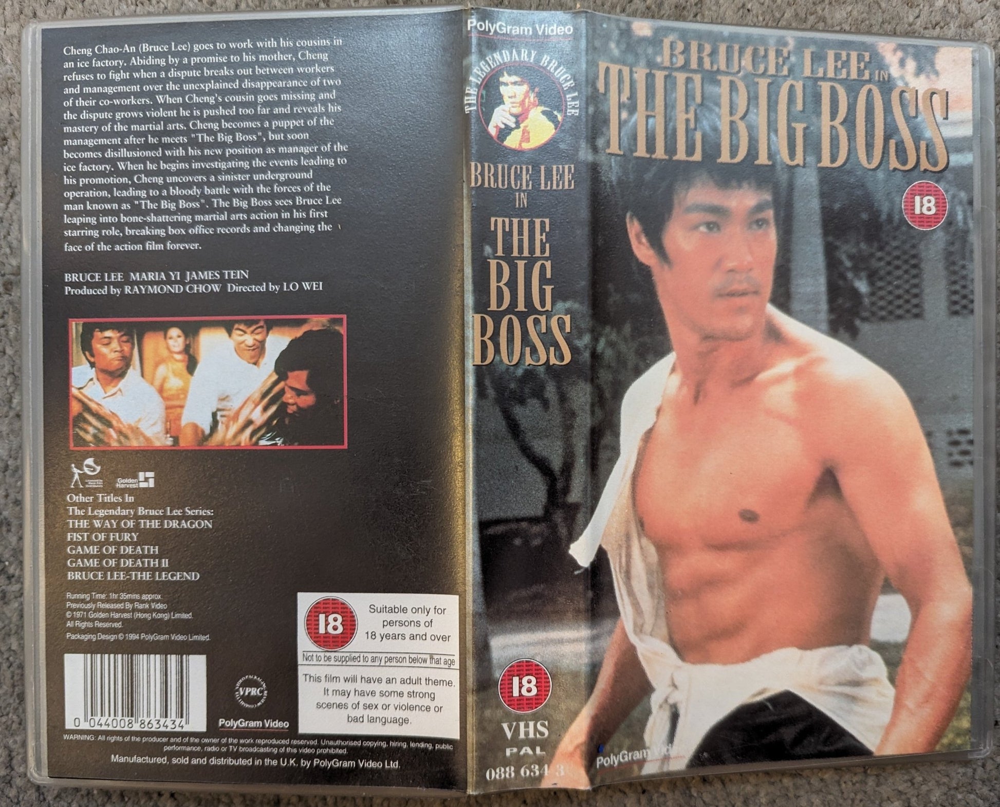 The Big Boss VHS Video - Flippin Retro Video Shop