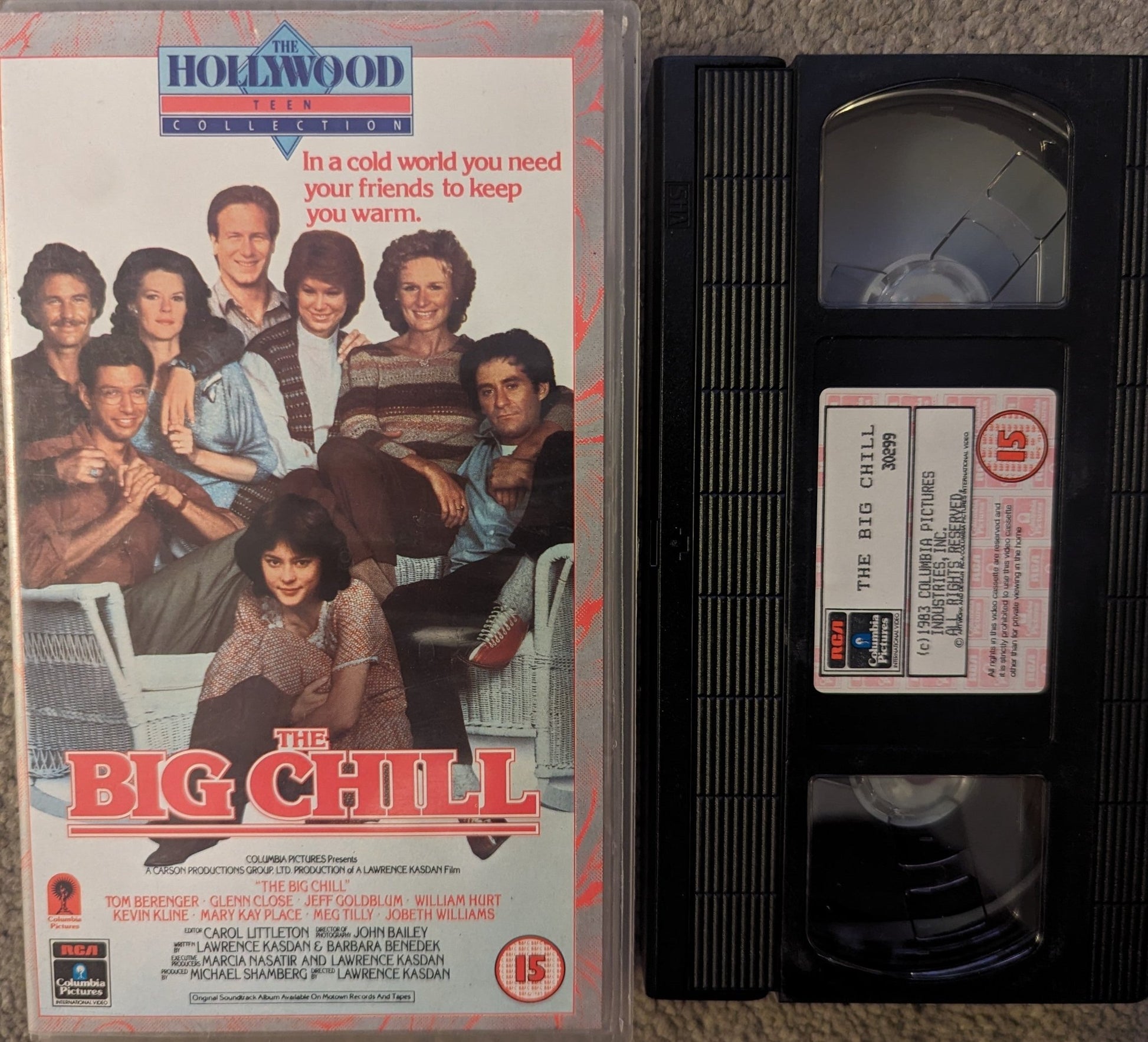 The Big Chill (1983) VHS Video - Flippin Retro Video Shop