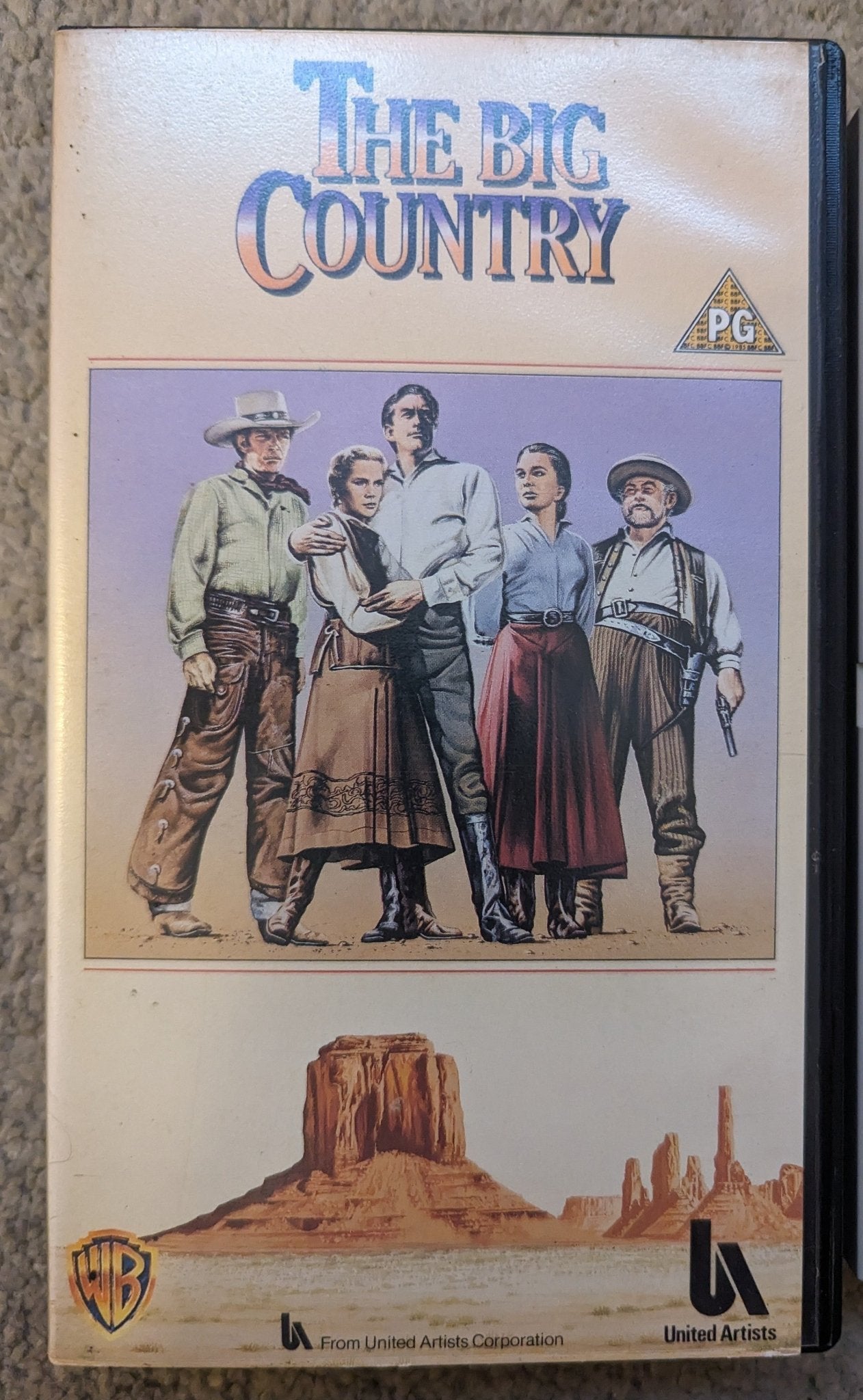 The Big Country (1958) VHS Video - Flippin Retro Video Shop