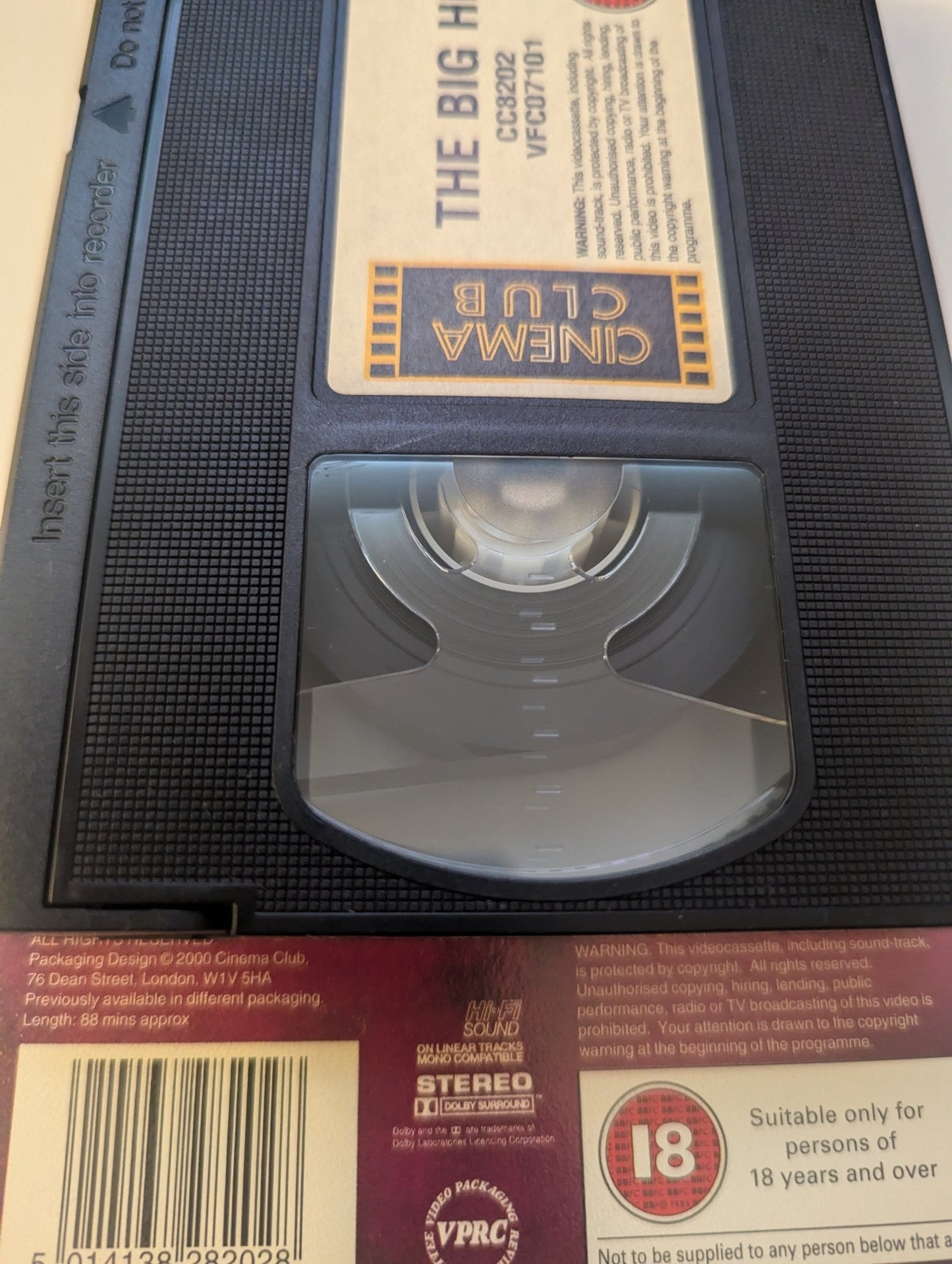 The Big Hit (1997) VHS Video Cinema Club - Flippin Retro