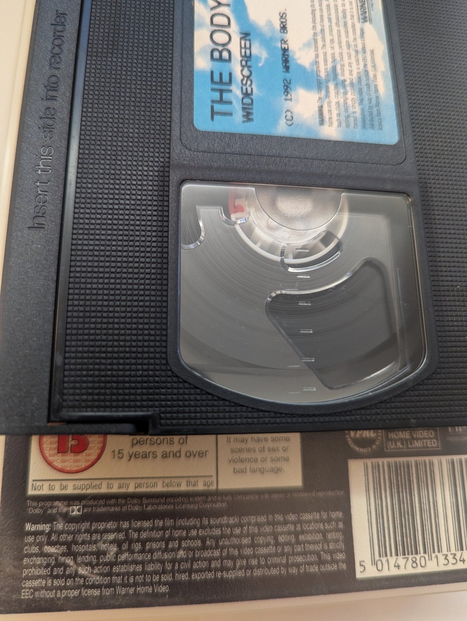 The Bodyguard (1992) VHS Video Wide - screen - Flippin Retro Video Shop