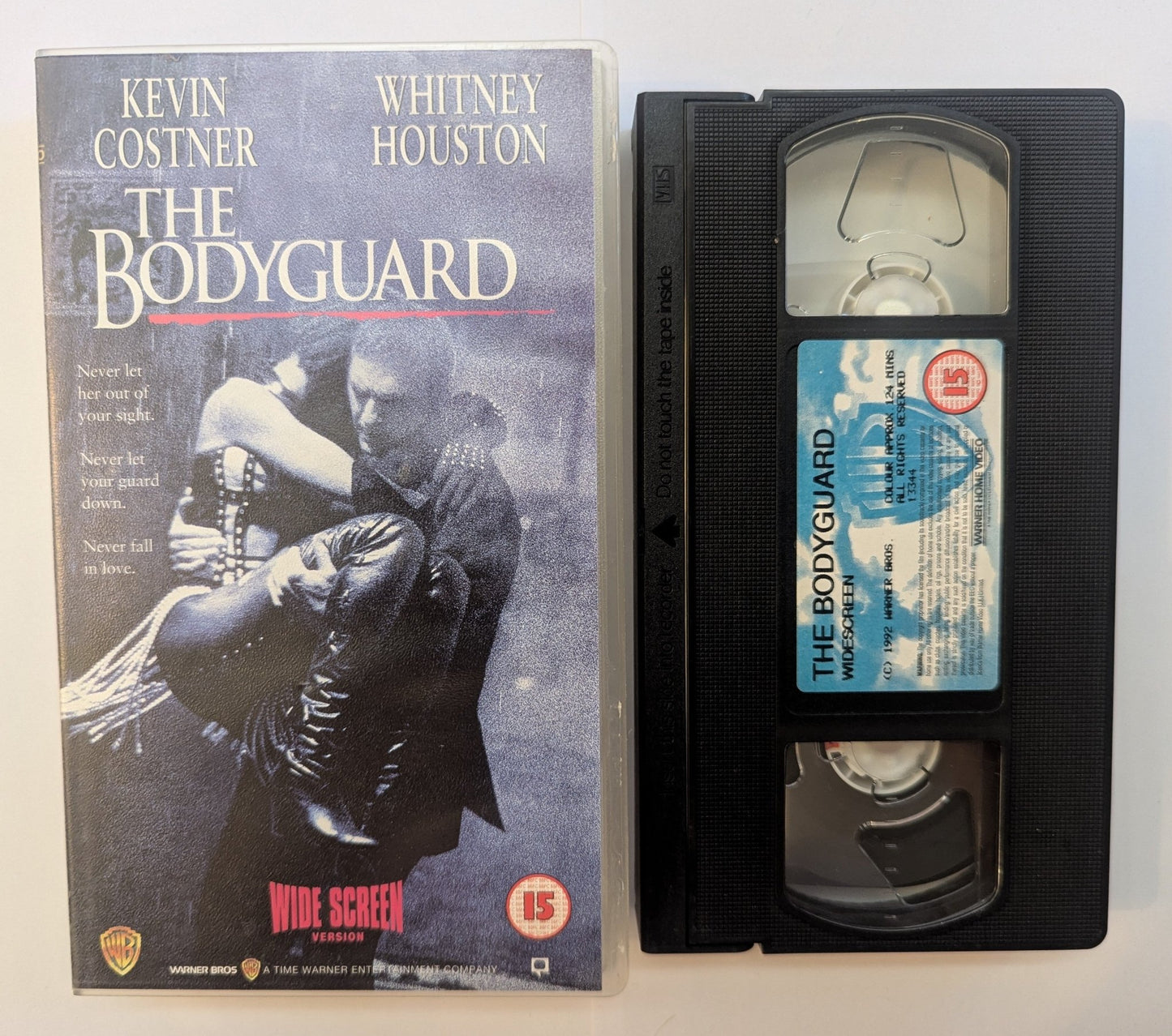 The Bodyguard (1992) VHS Video Wide - screen - Flippin Retro Video Shop