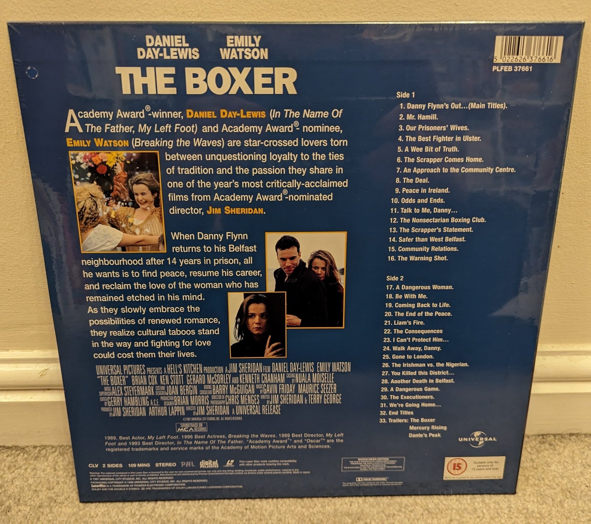 The Boxer (1997) Laserdisc PAL *sealed* - Flippin Retro Video Shop