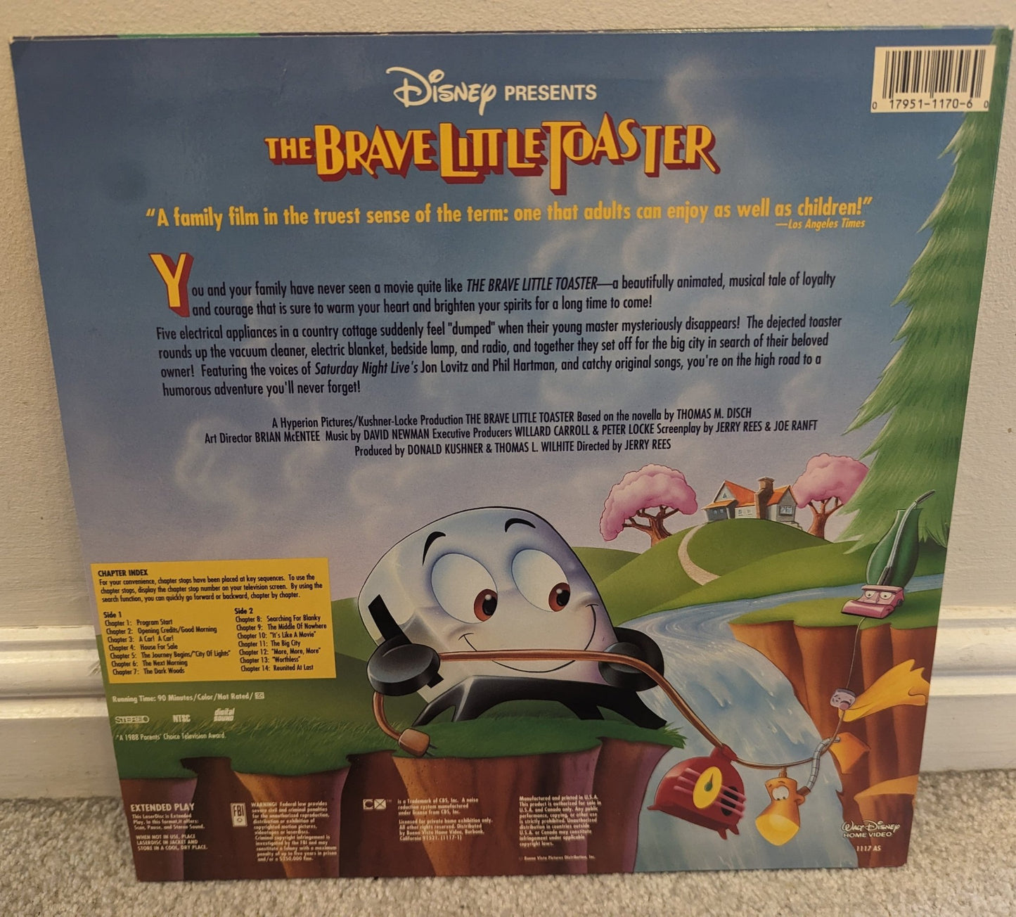 The Brave Little Toaster (1987) Laserdisc NTSC - Flippin Retro Video Shop