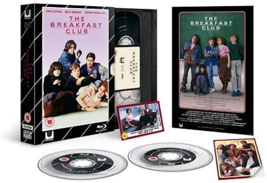 The Breakfast Club (1986) Blu - Ray & DVD (VHS Style Edition) - Flippin Retro Video Shop