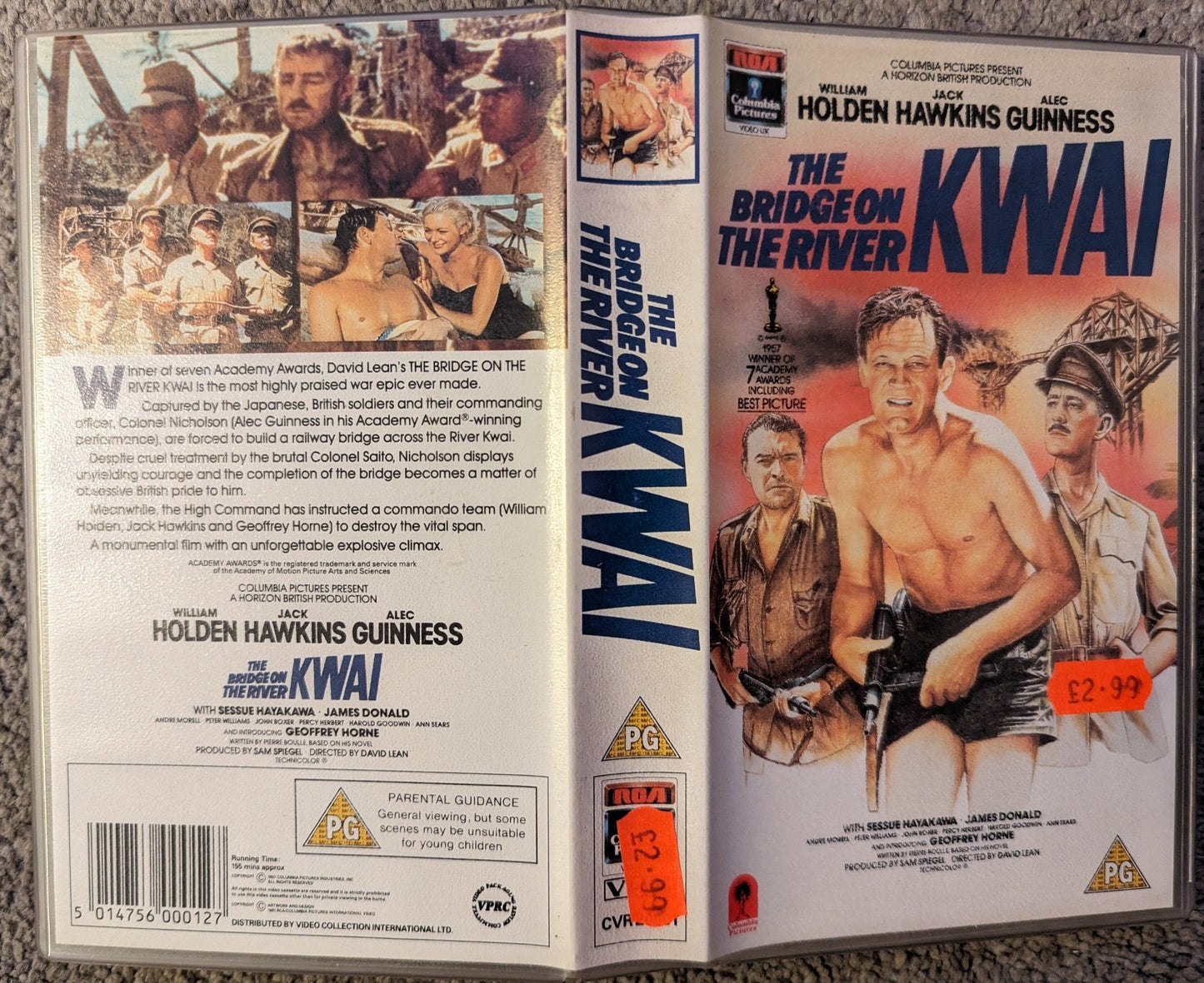 The Bridge On The River Kwai (1957) VHS Video - Flippin Retro Video Shop