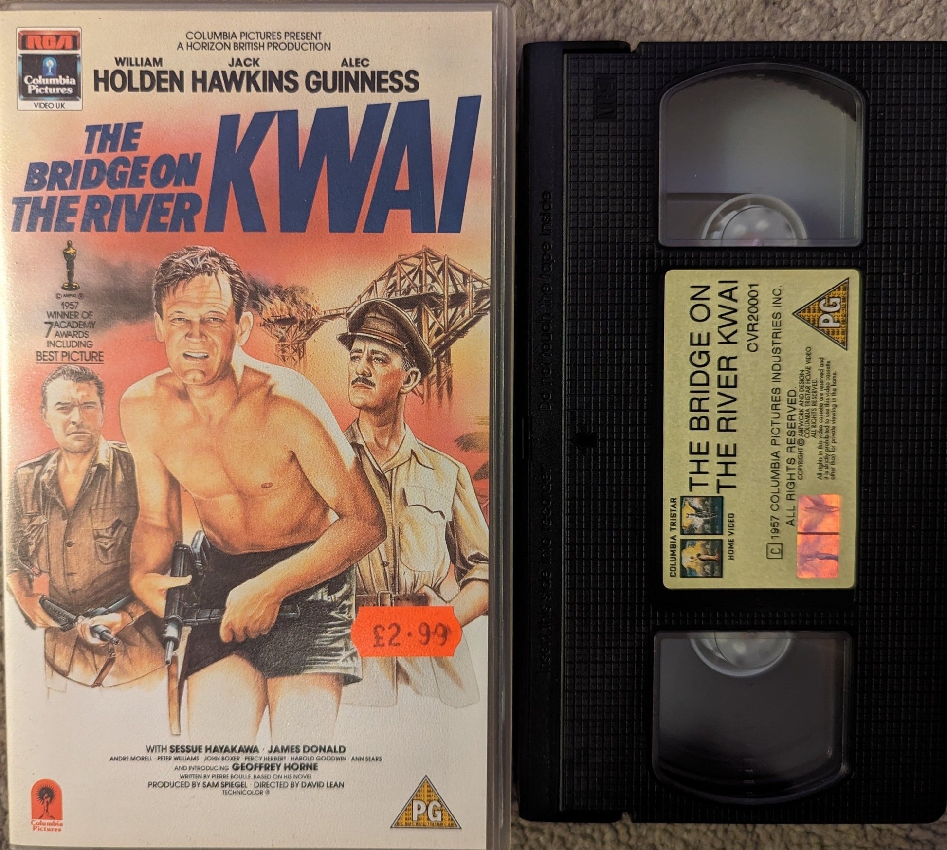 The Bridge On The River Kwai (1957) VHS Video - Flippin Retro Video Shop