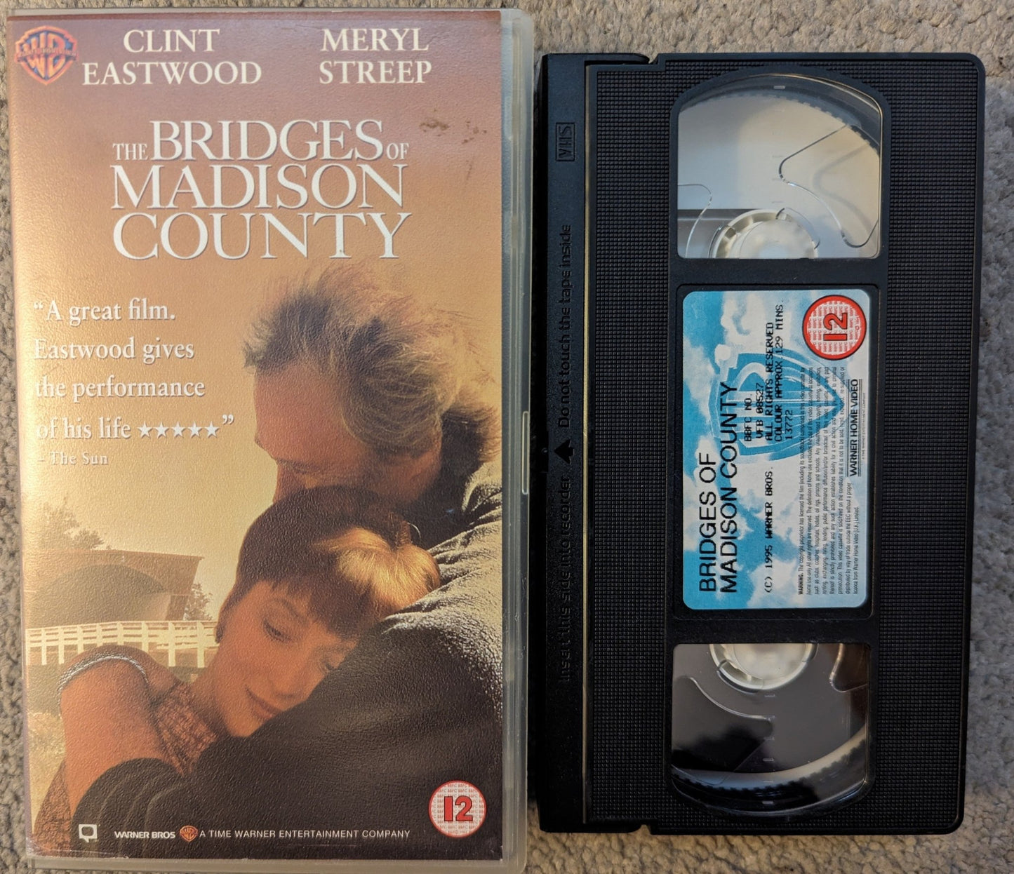 The Bridges Over Madison County (1995) VHS Video - Flippin Retro Video Shop