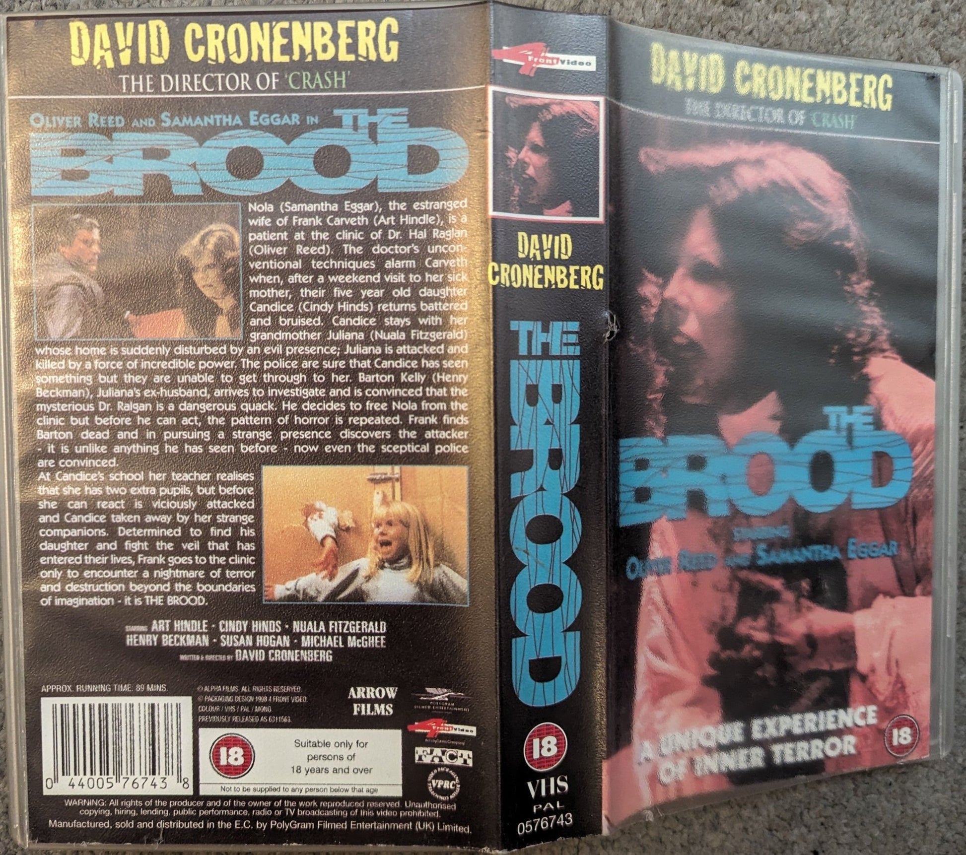 The Brood (1979) VHS Video - Flippin Retro Video Shop