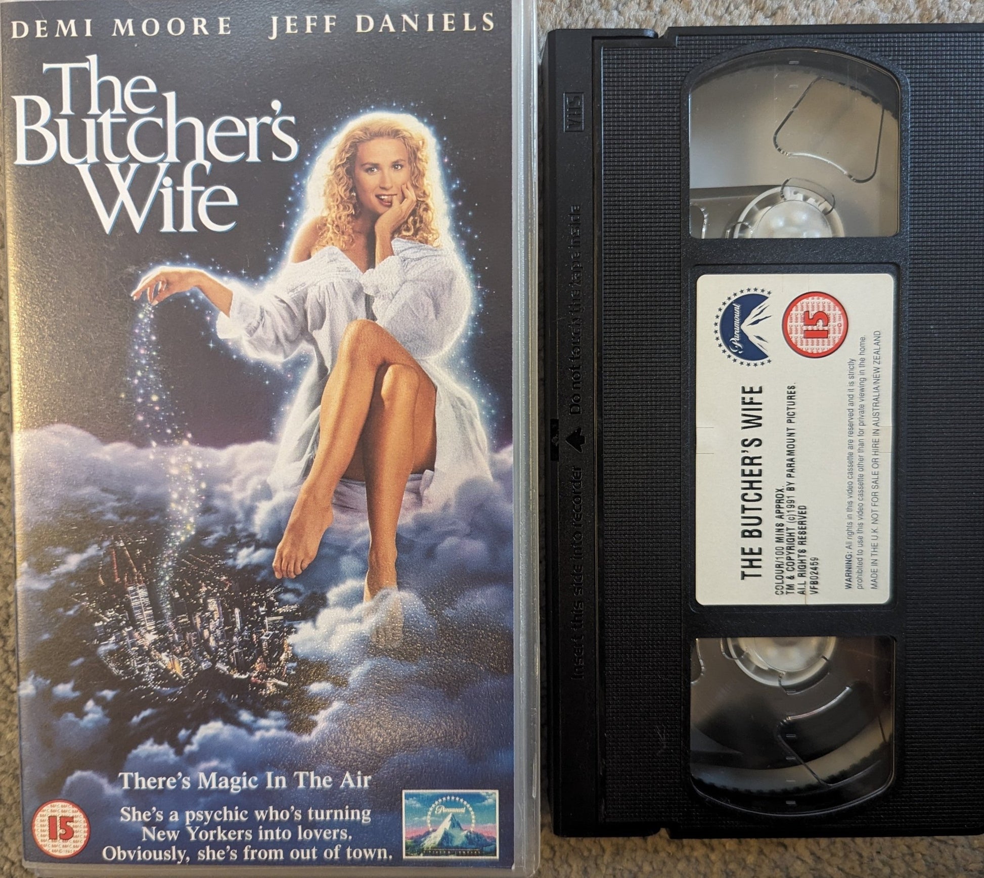 The Butchers Wife (1991) VHS Video - Flippin Retro Video Shop