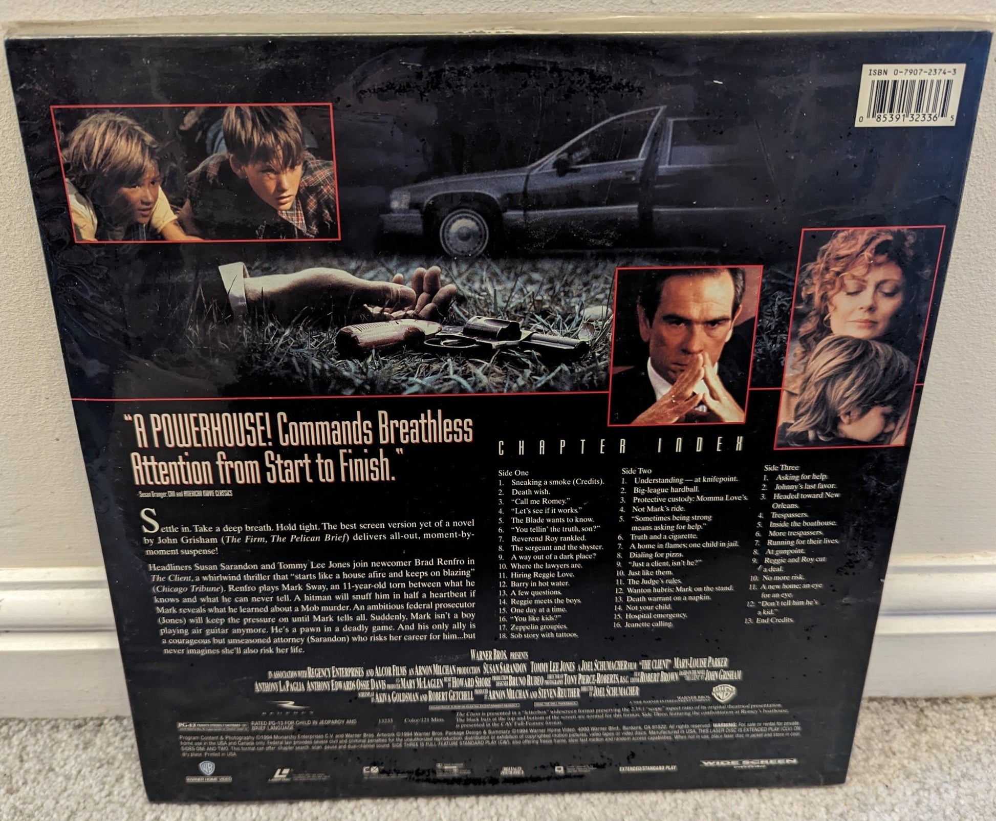 The Client (1994) Laserdisc NTSC - Flippin Retro Video Shop