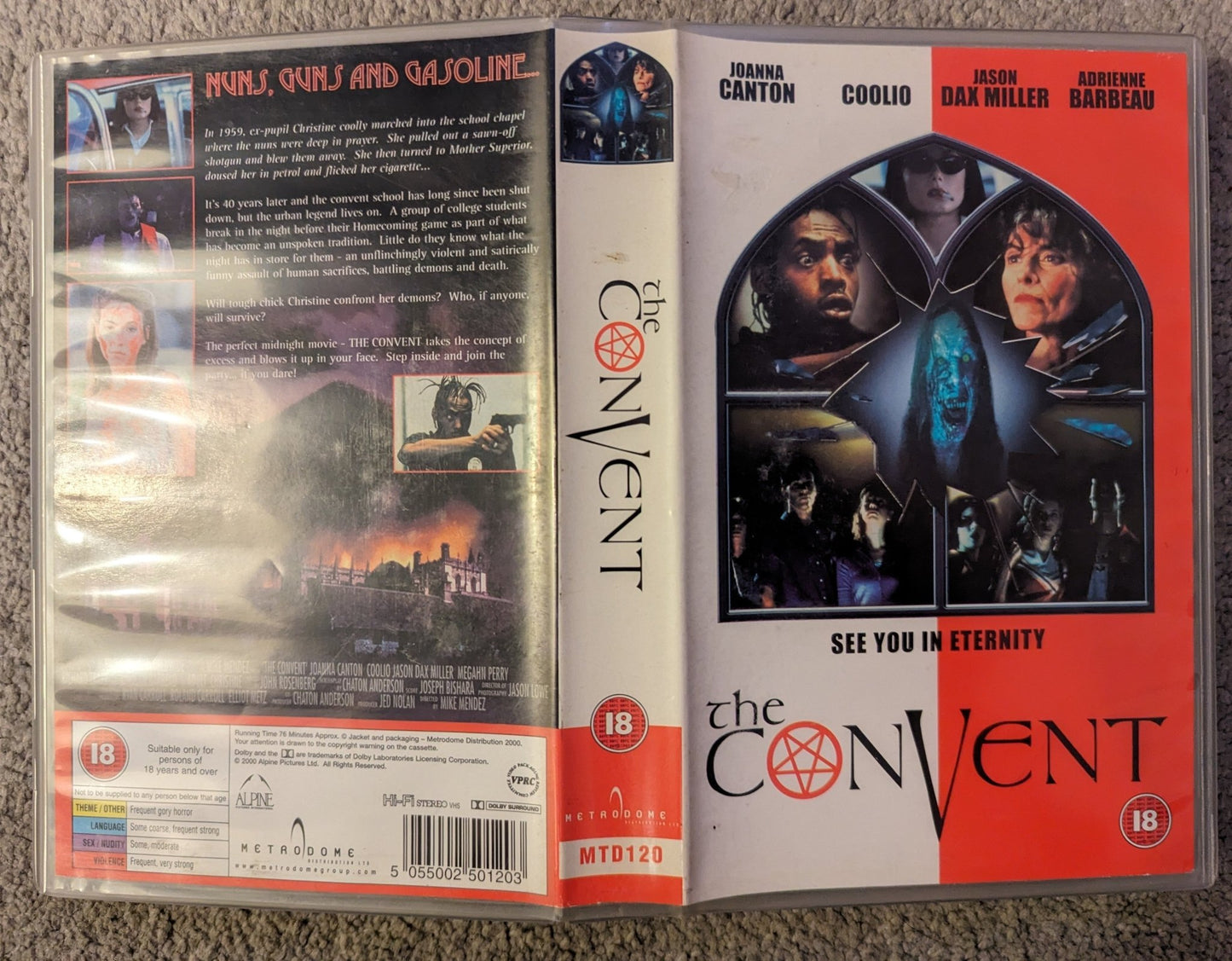 The Convent (2000) VHS Video Ex Rental - Flippin Retro Video Shop