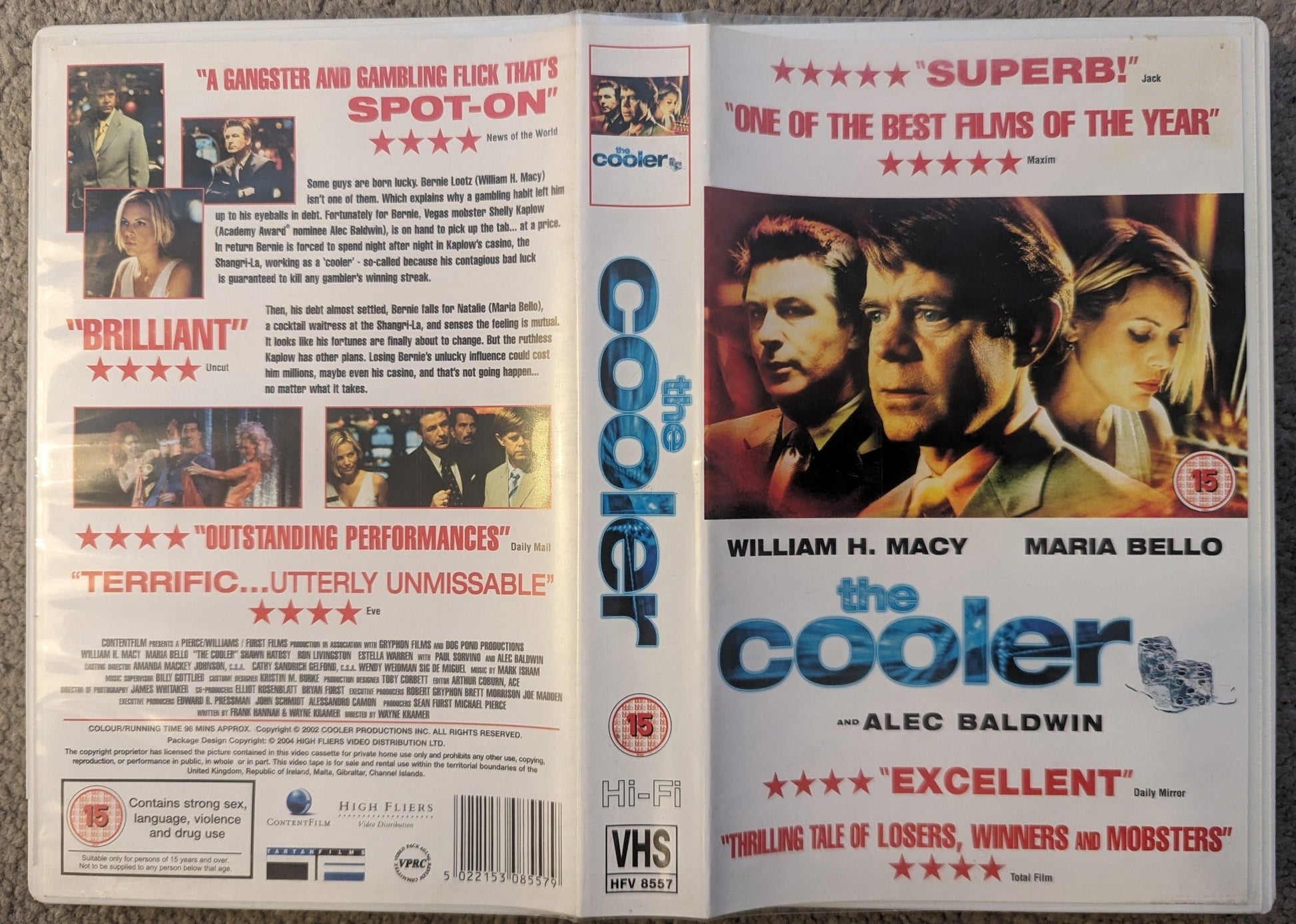 The Cooler (2003) VHS Video Ex Rental - Flippin Retro Video Shop