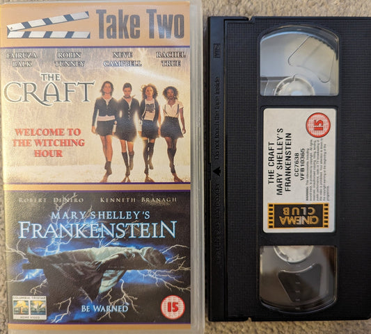 The Craft / Mary Shelley's Frankenstein VHS Video - Flippin Retro Video Shop