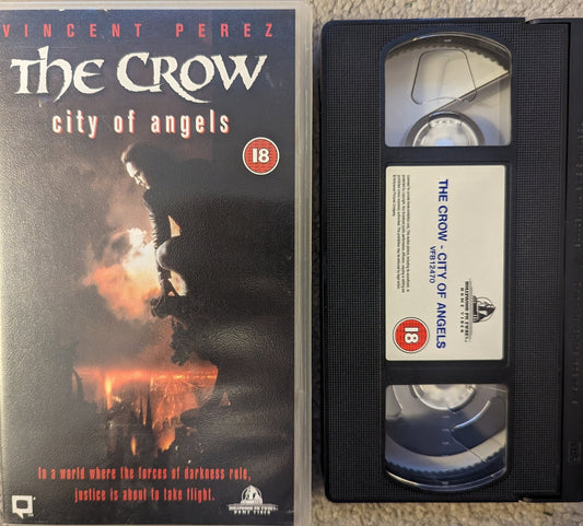 The Crow City Of Angels (1996) VHS Video - Flippin Retro Video Shop