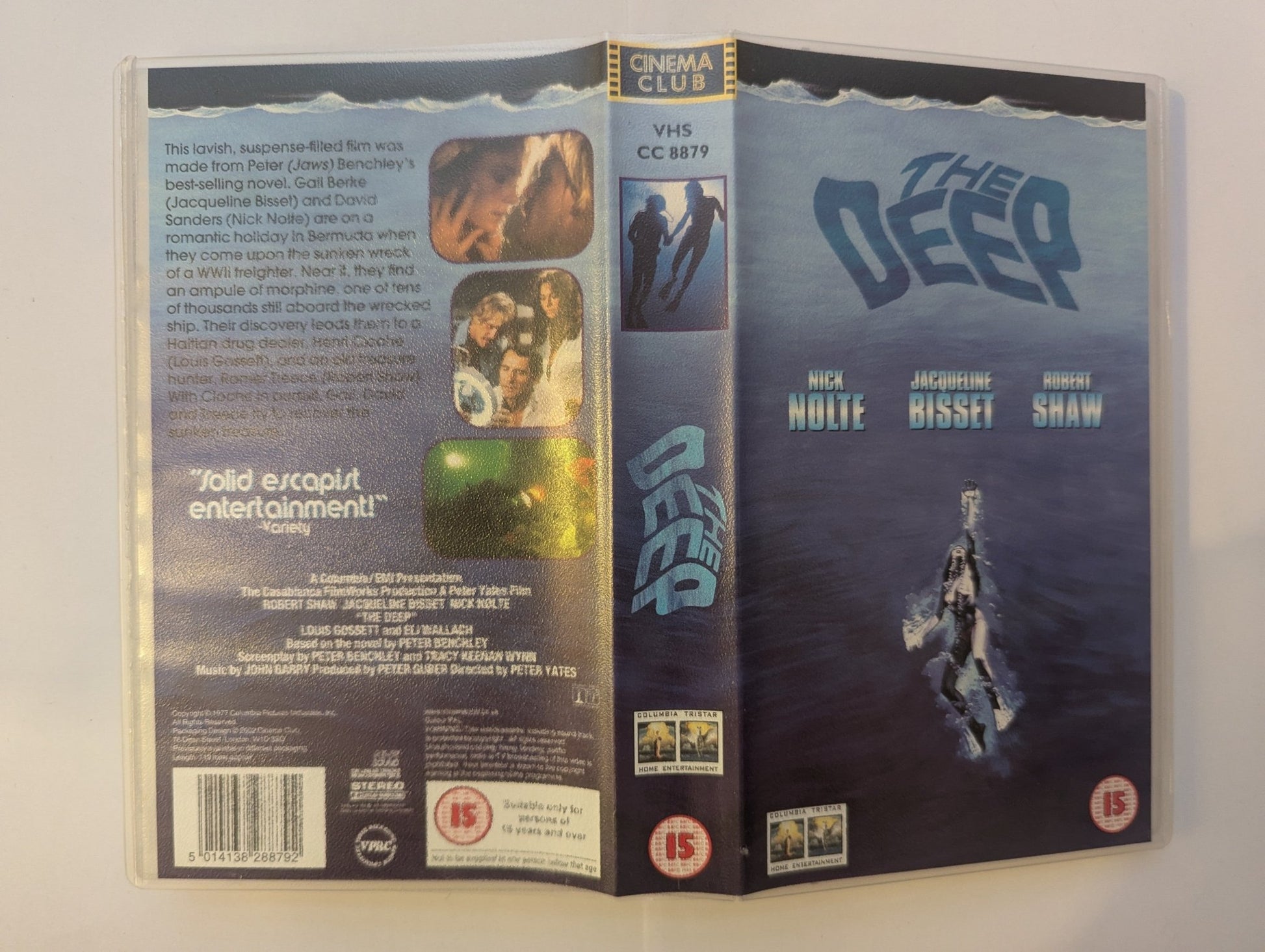 The Deep (1977) VHS Video Cinema Club - Flippin Retro