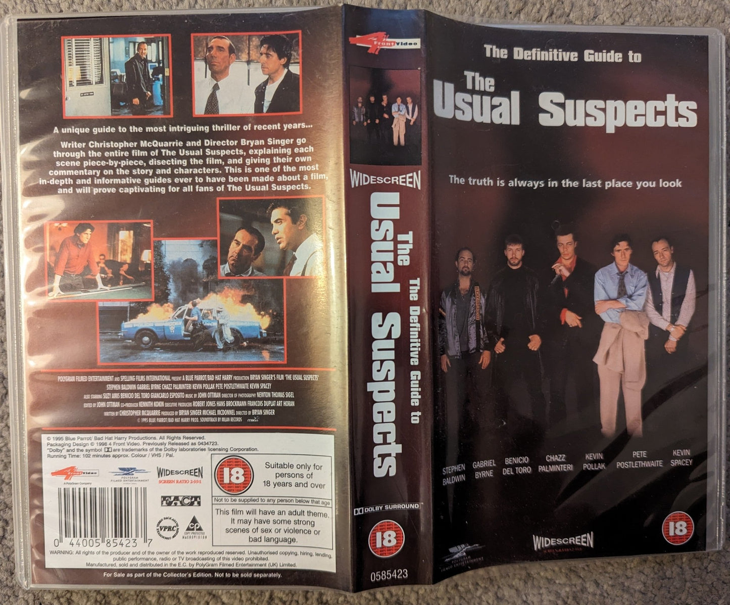 The Difinitive Guide To The Usual Suspects VHS Video - Flippin Retro Video Shop