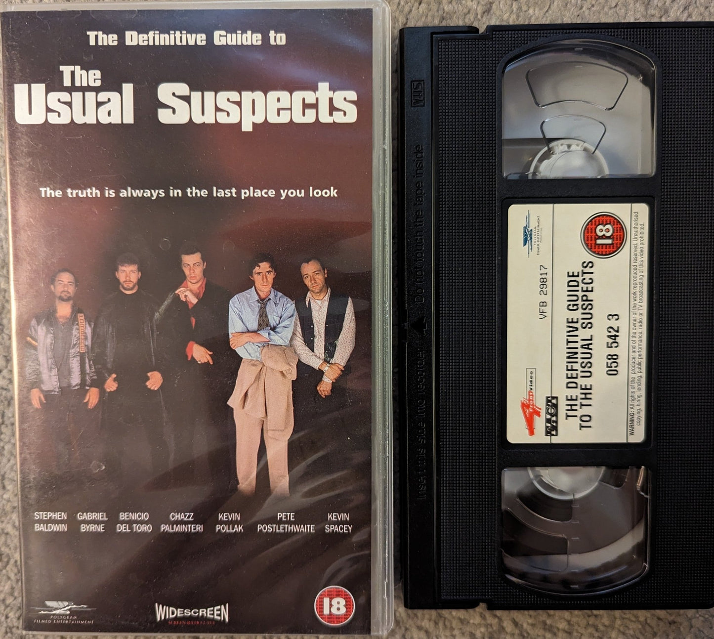 The Difinitive Guide To The Usual Suspects VHS Video - Flippin Retro Video Shop