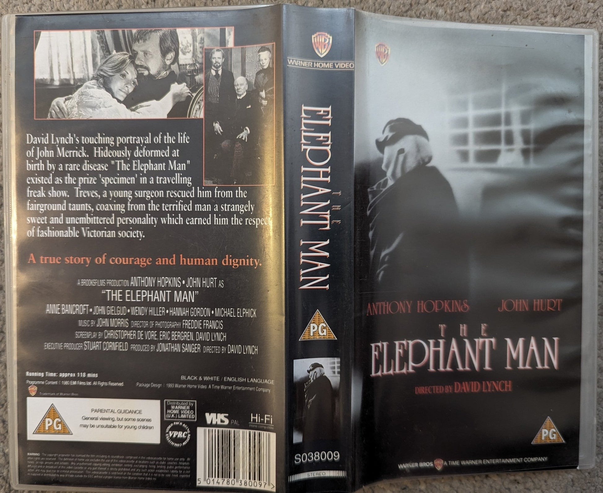 The Elephant Man (1980) VHS Video - Flippin Retro Video Shop