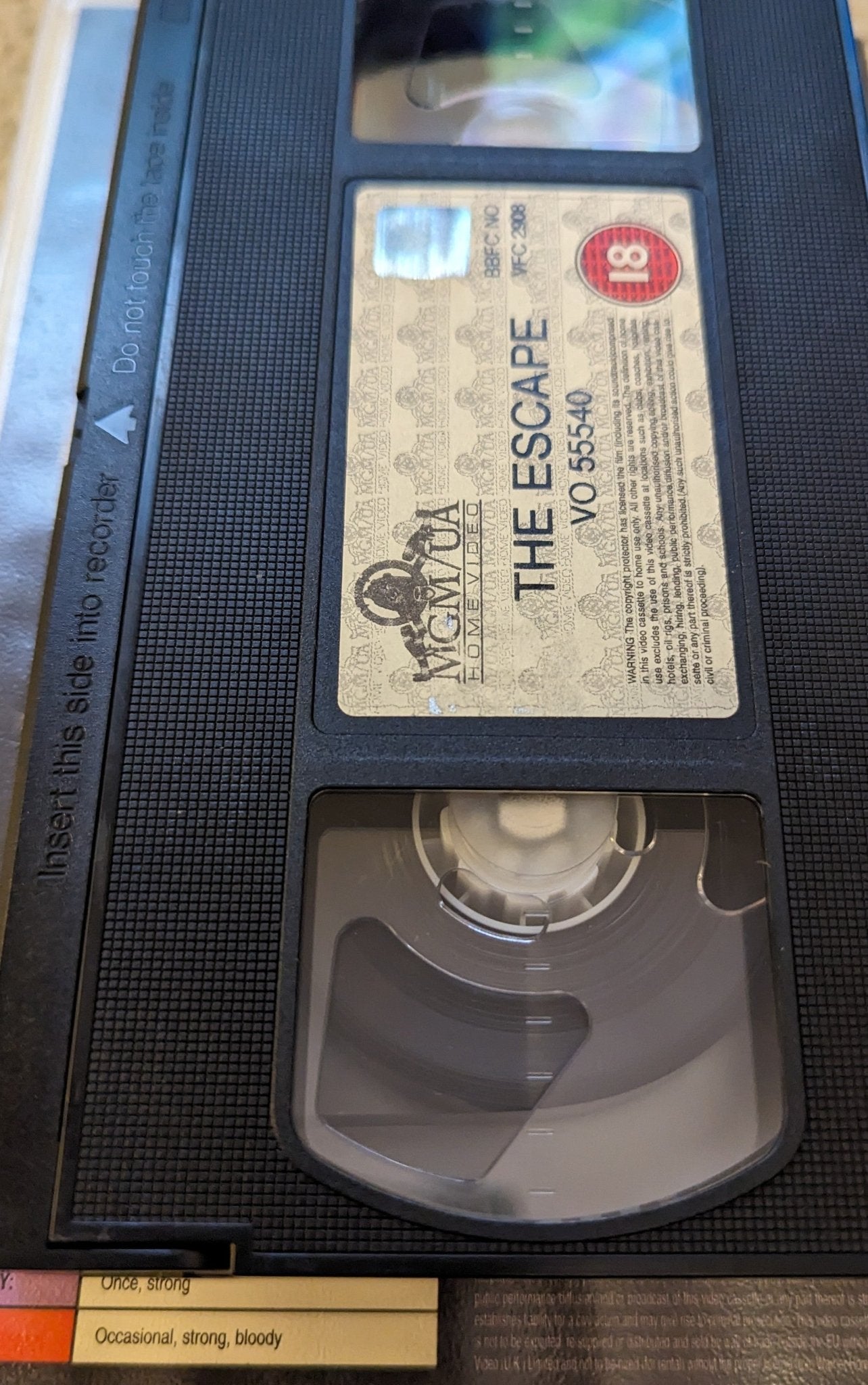 The Escape (1997) VHS Video Ex Rental - Flippin Retro Video Shop