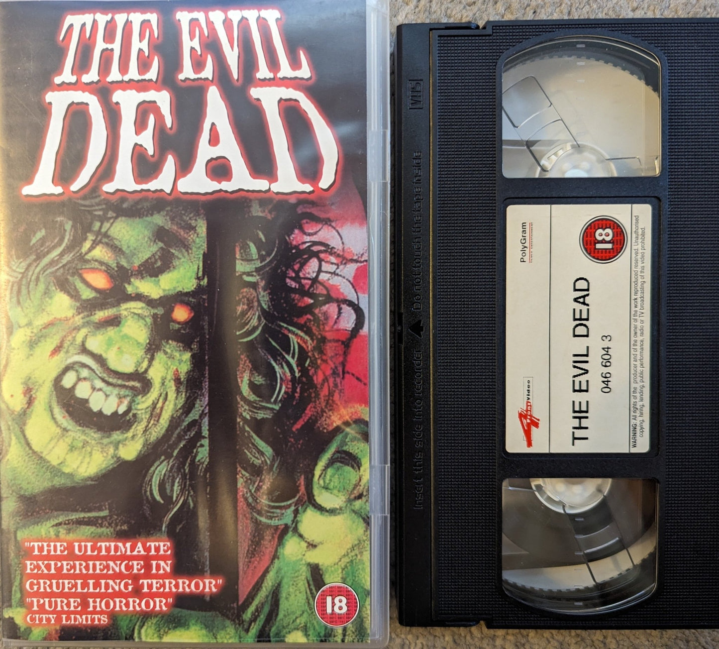 The Evil Dead (1981) VHS Video 4Front - Flippin Retro Video Shop