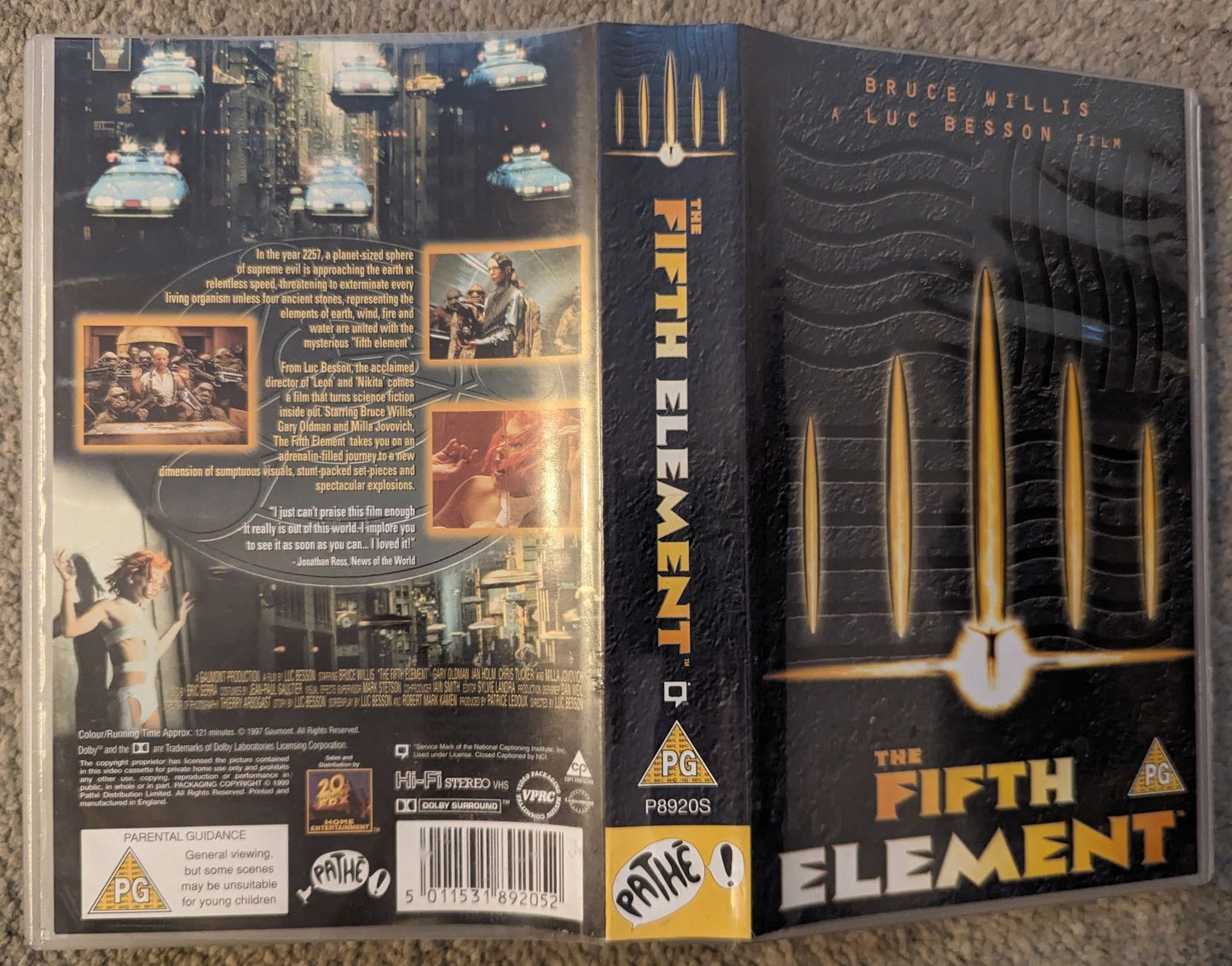 The Fifth Element (1997) VHS Video - Flippin Retro Video Shop