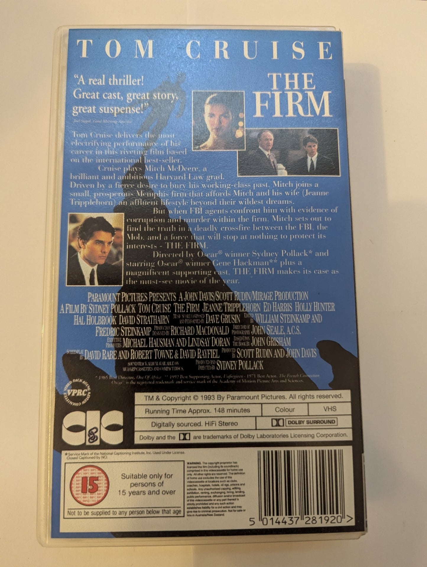 The Firm (1993) VHS Video - Flippin Retro