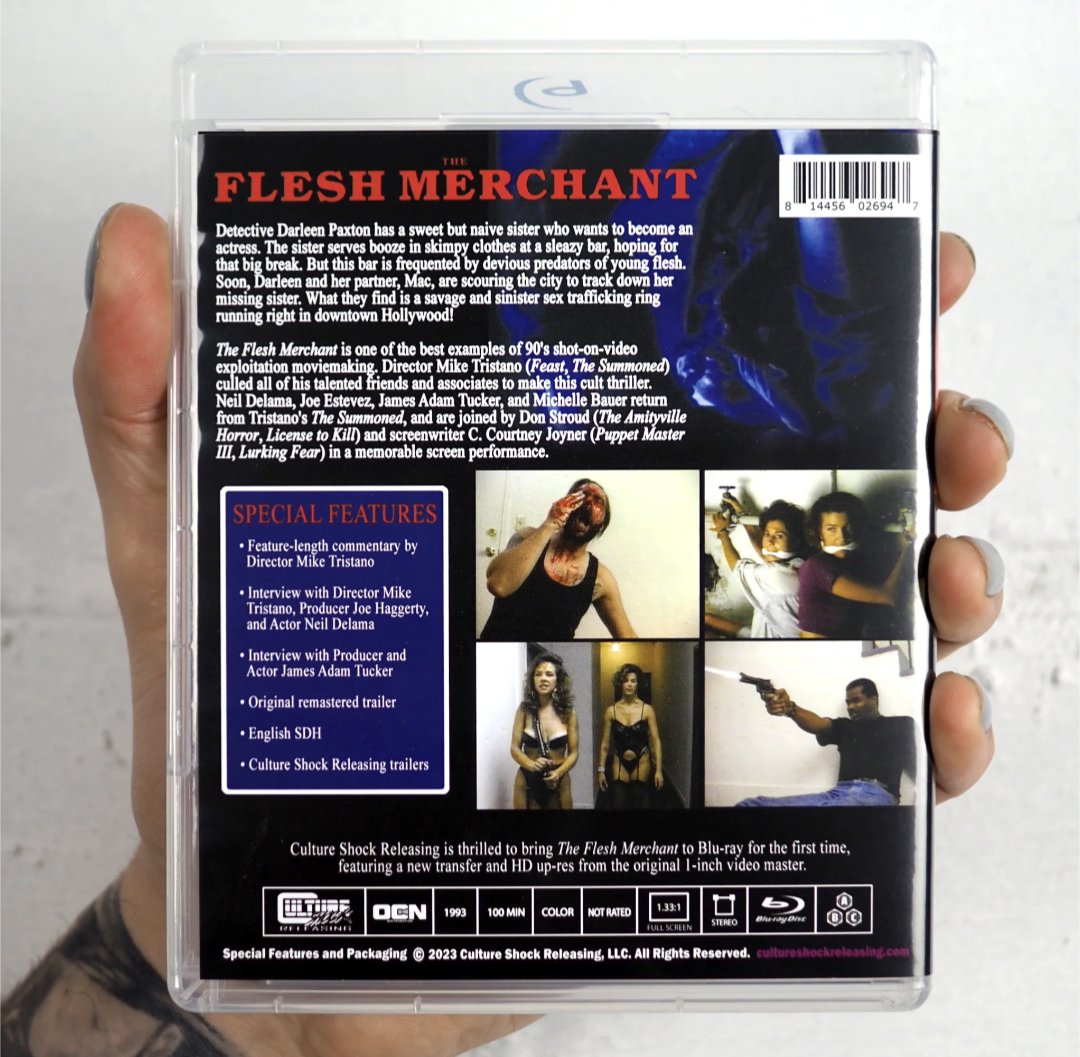 The Flesh Merchant (1993) Blu Ray Culture Shock - Flippin Retro Video Shop