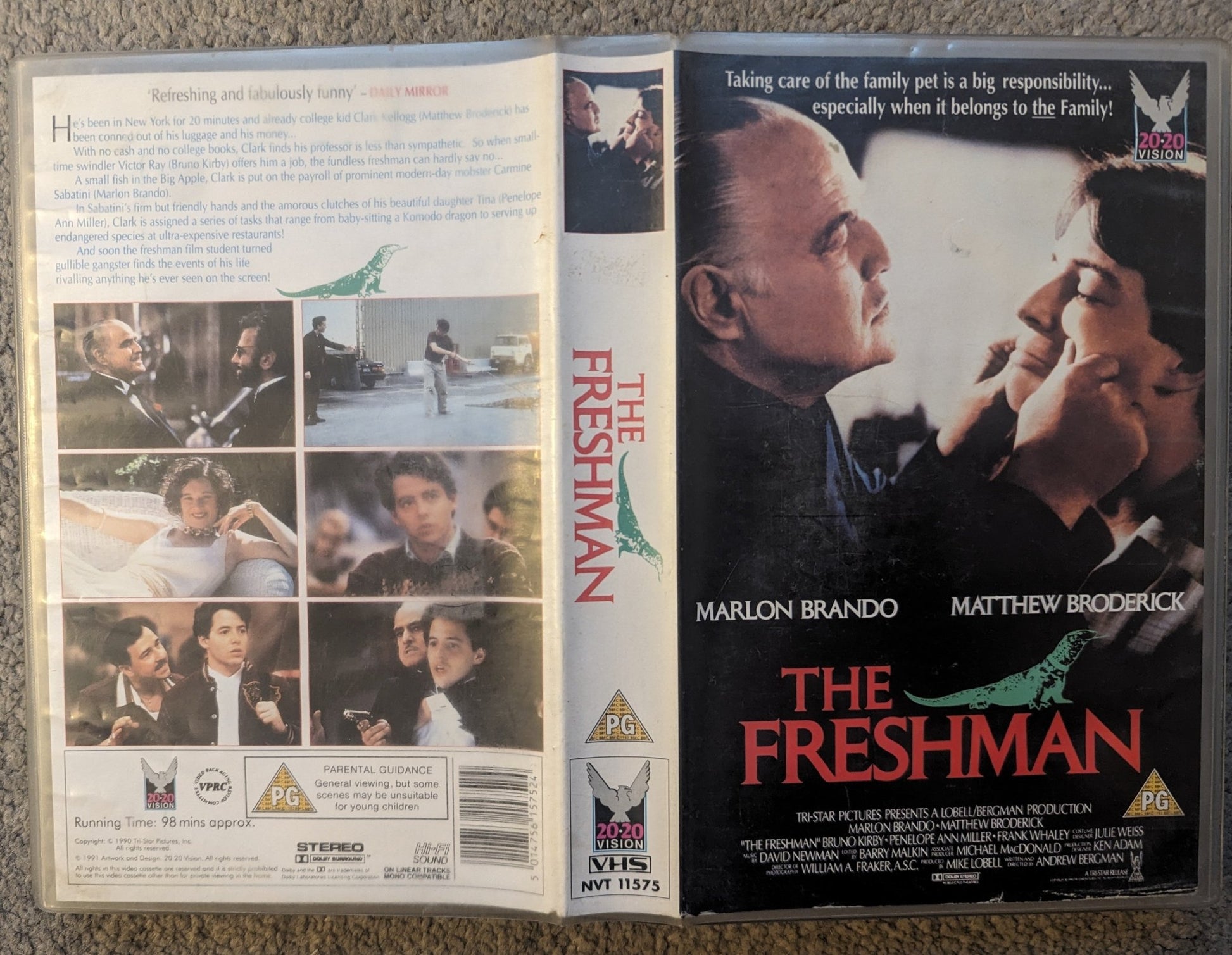 The Freshman (1990) VHS Video Ex Rental - Flippin Retro Video Shop