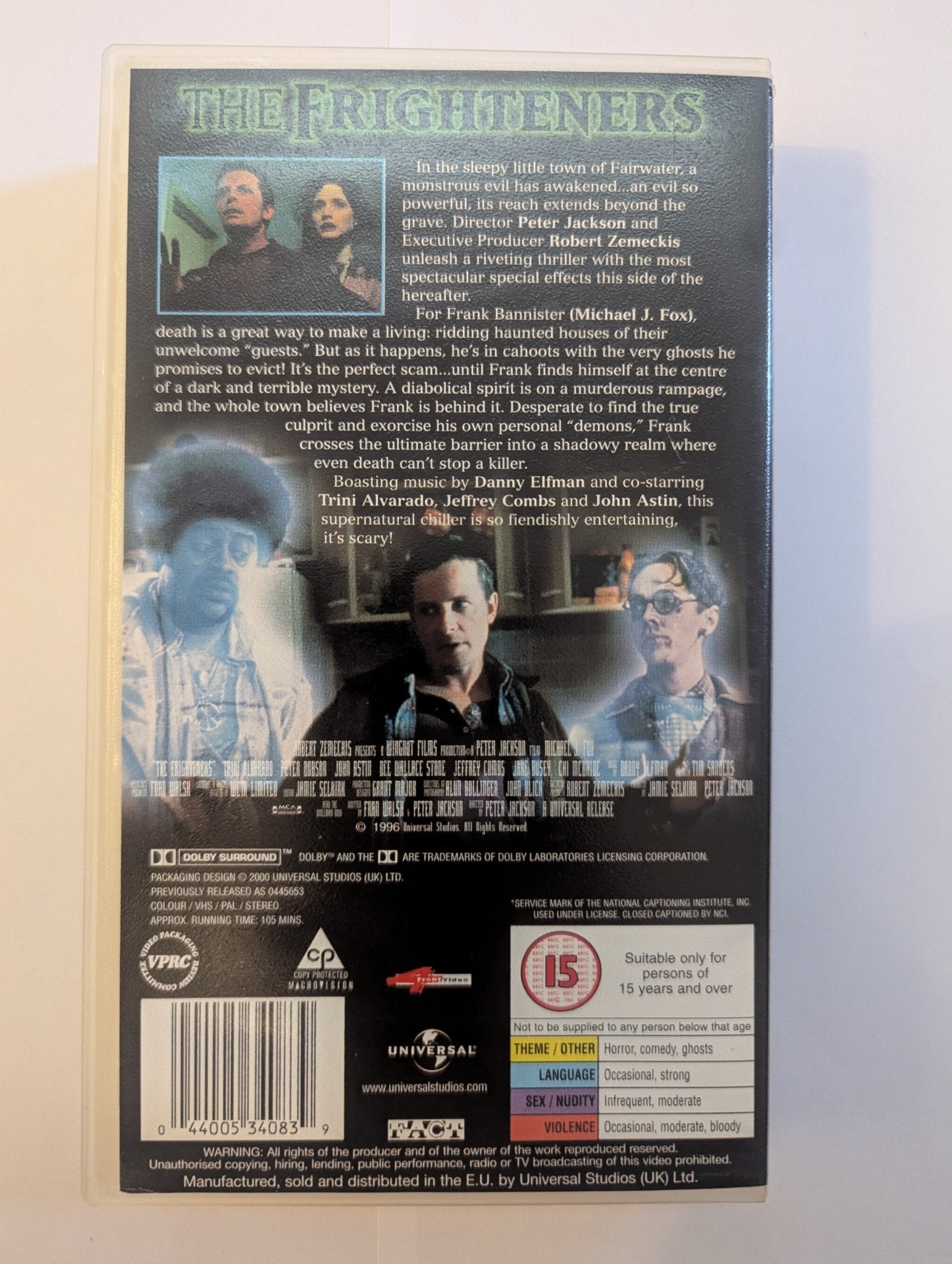 The Frighteners (1996) VHS Video 4Front - Flippin Retro Video Shop