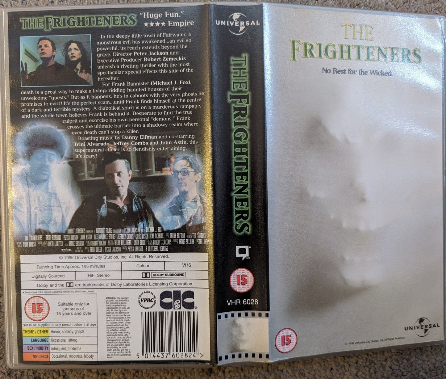 The Frighteners (1996) VHS Video - Flippin Retro Video Shop