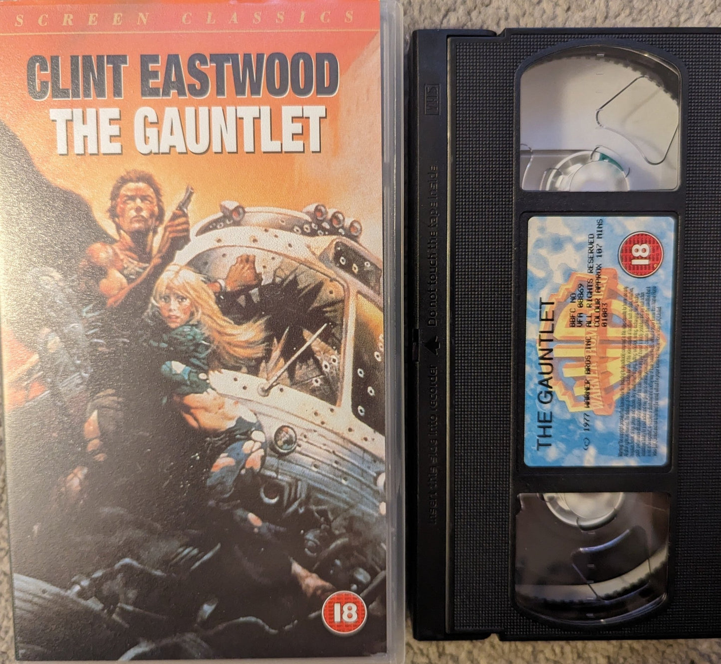 The Gauntlet (1977) VHS Video - Flippin Retro Video Shop