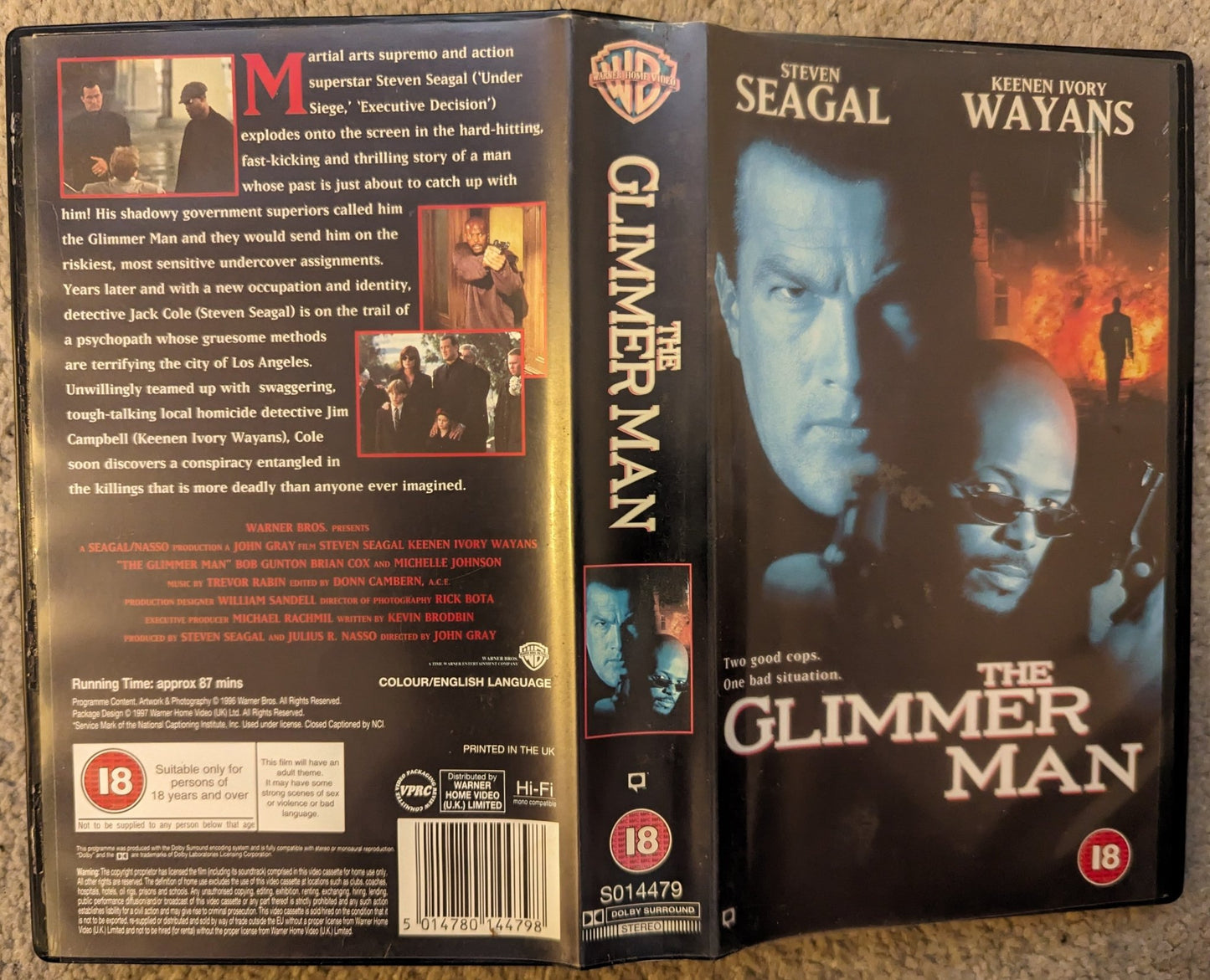 The Glimmer Man (1996) VHS Video - Flippin Retro Video Shop