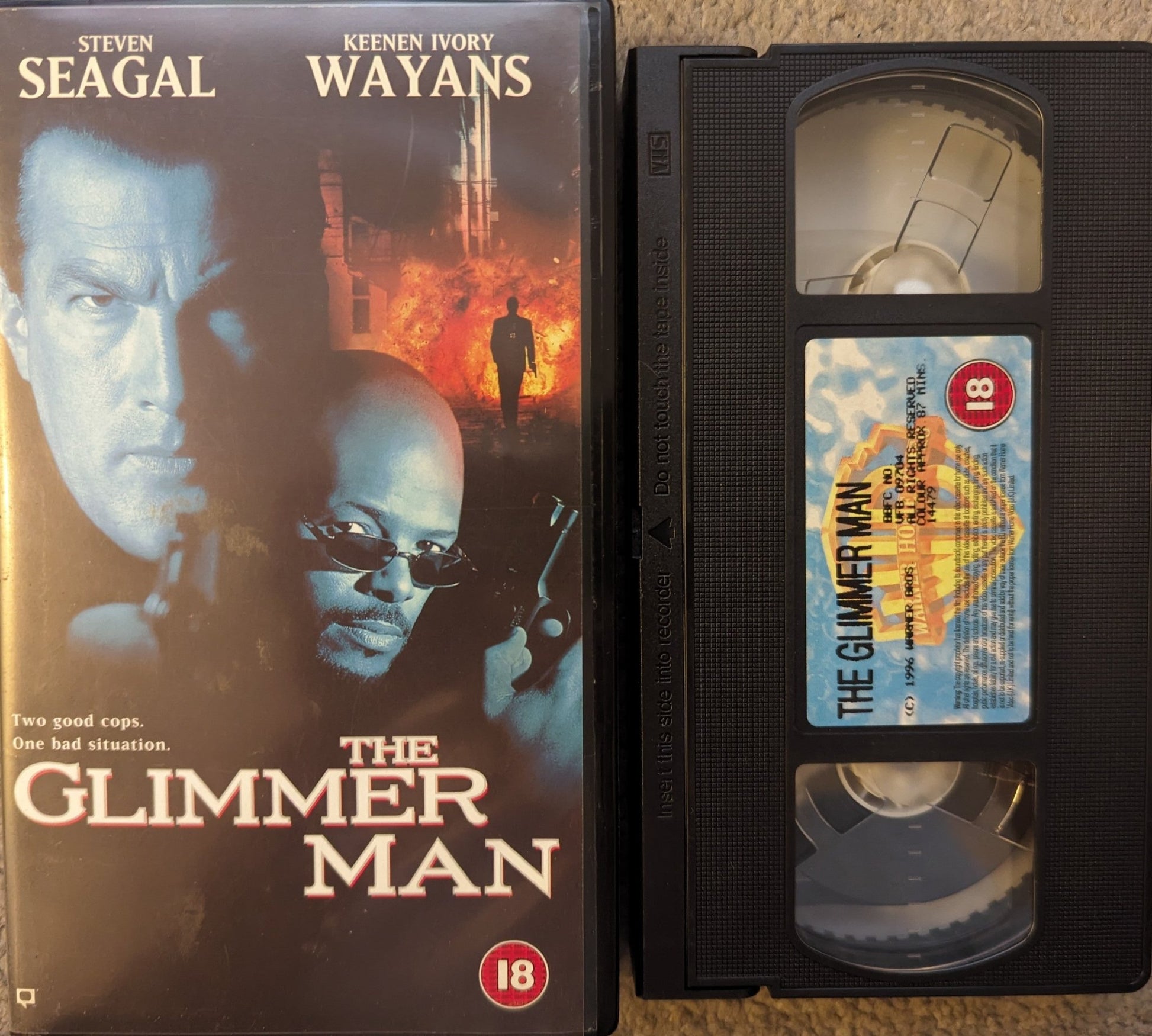 The Glimmer Man (1996) VHS Video - Flippin Retro Video Shop