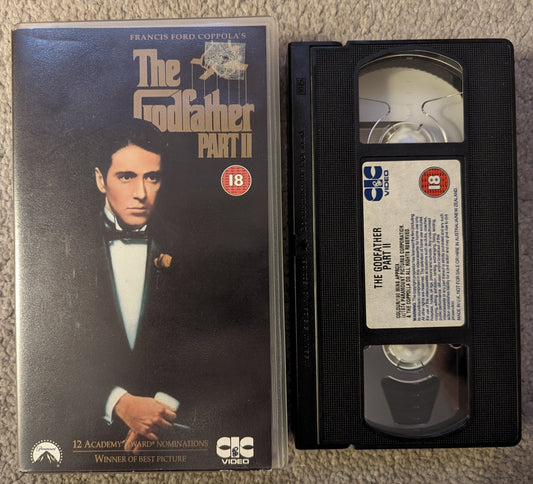 The Godfather Part 2 (1974) VHS Video - Flippin Retro Video Shop