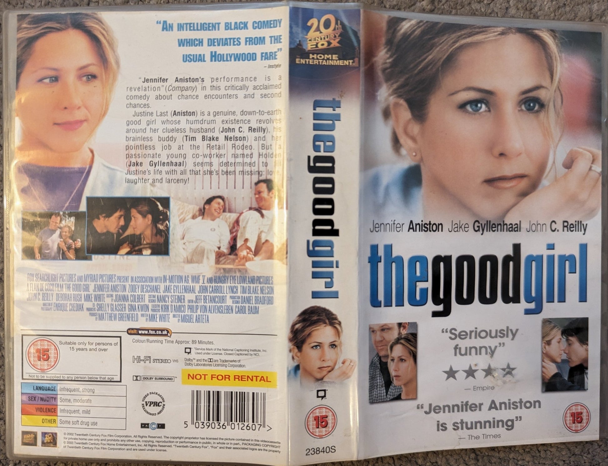 The Good Girl (2002) VHS Video - Flippin Retro Video Shop