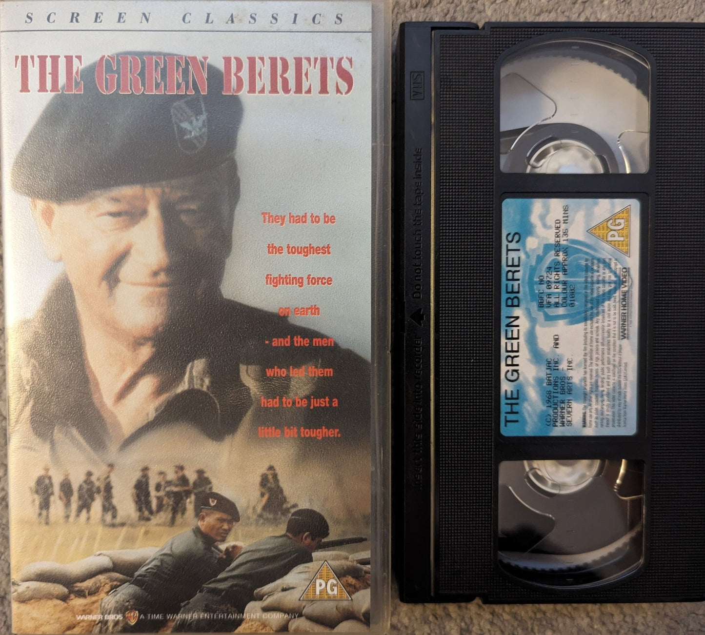 The Green Berets (1968) VHS Video - Flippin Retro Video Shop